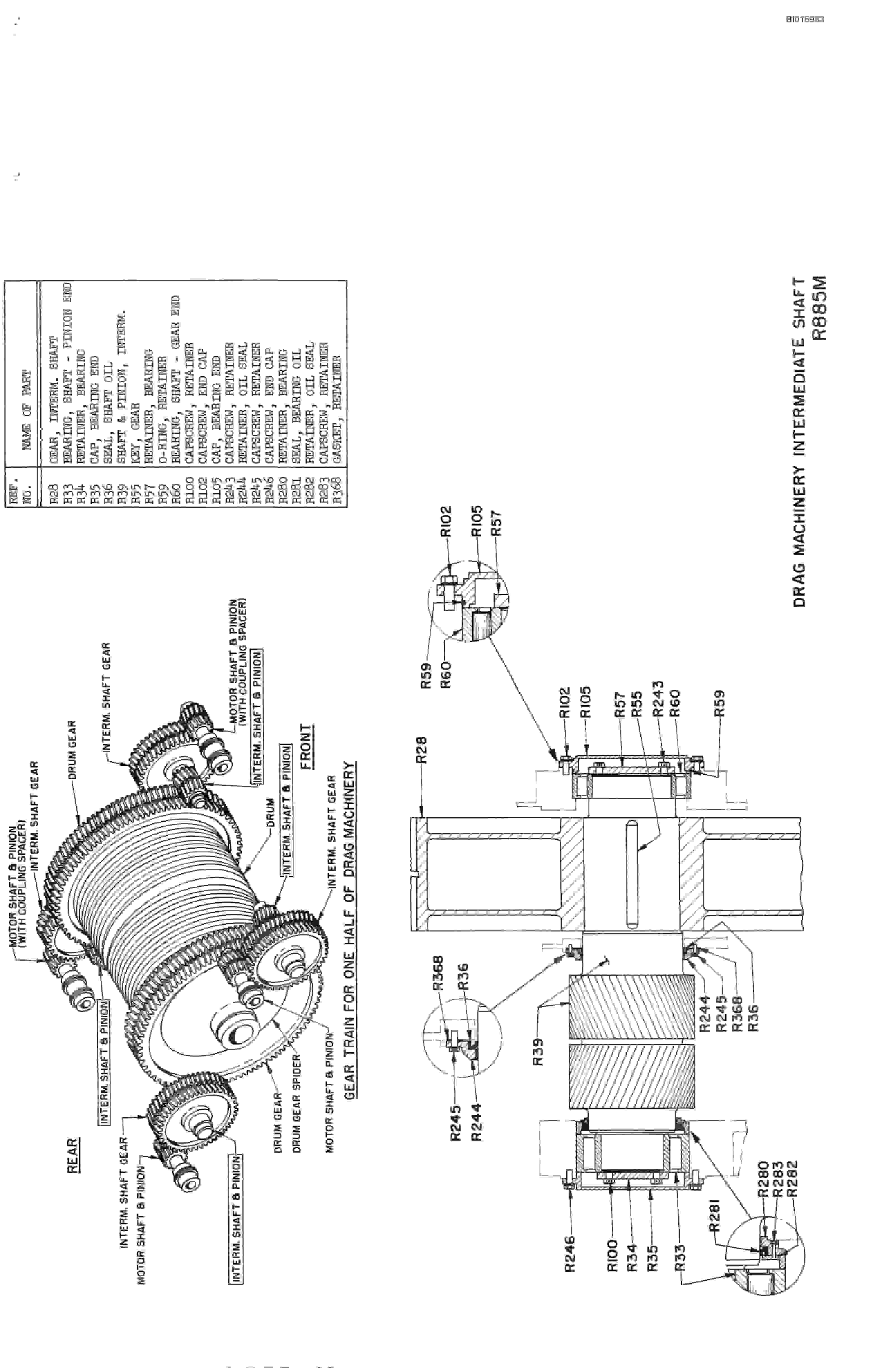 Bucyrus 4250-W Walking Dragline Parts Catalog BI015983-4