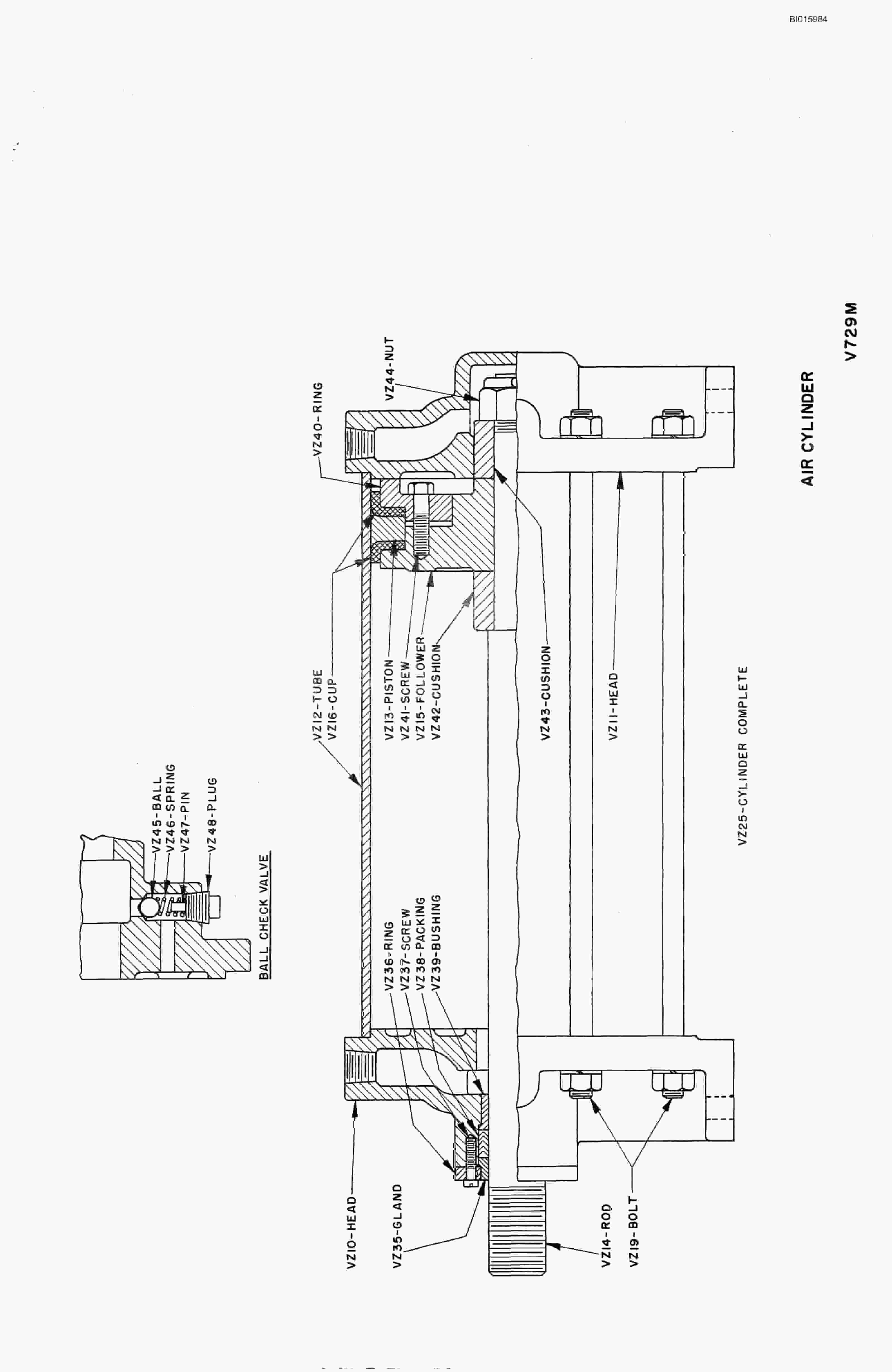 Bucyrus 4250-W Walking Dragline Parts Catalog BI015984-5