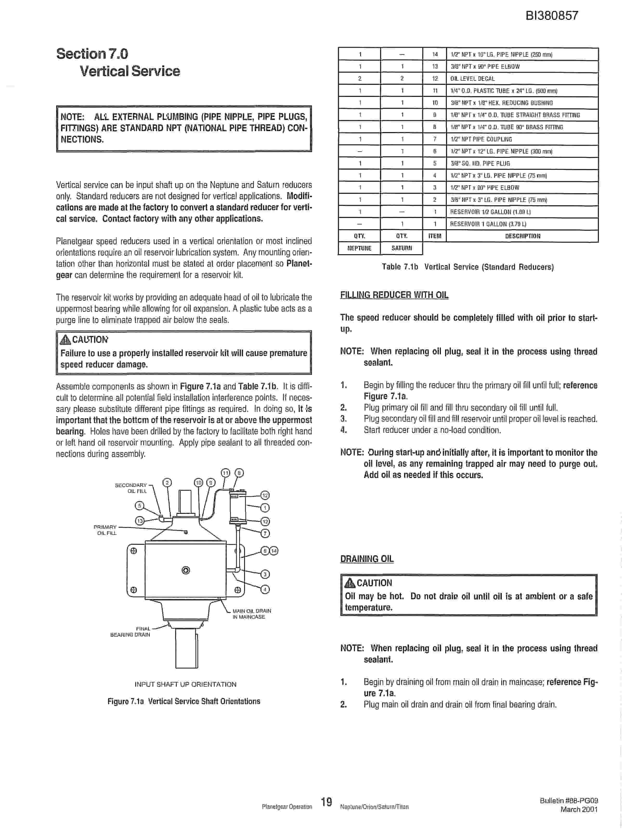 Bucyrus 42in SD 150HP Parts Catalog BI380857-3
