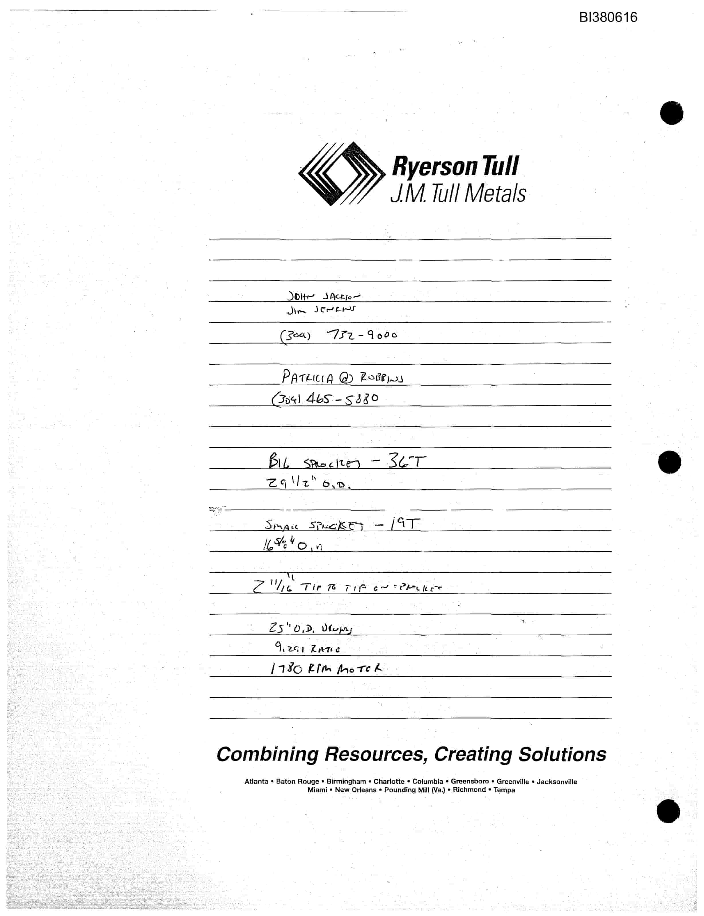 Bucyrus 42in Single 150HP Drive Parts Catalog BI380616-5