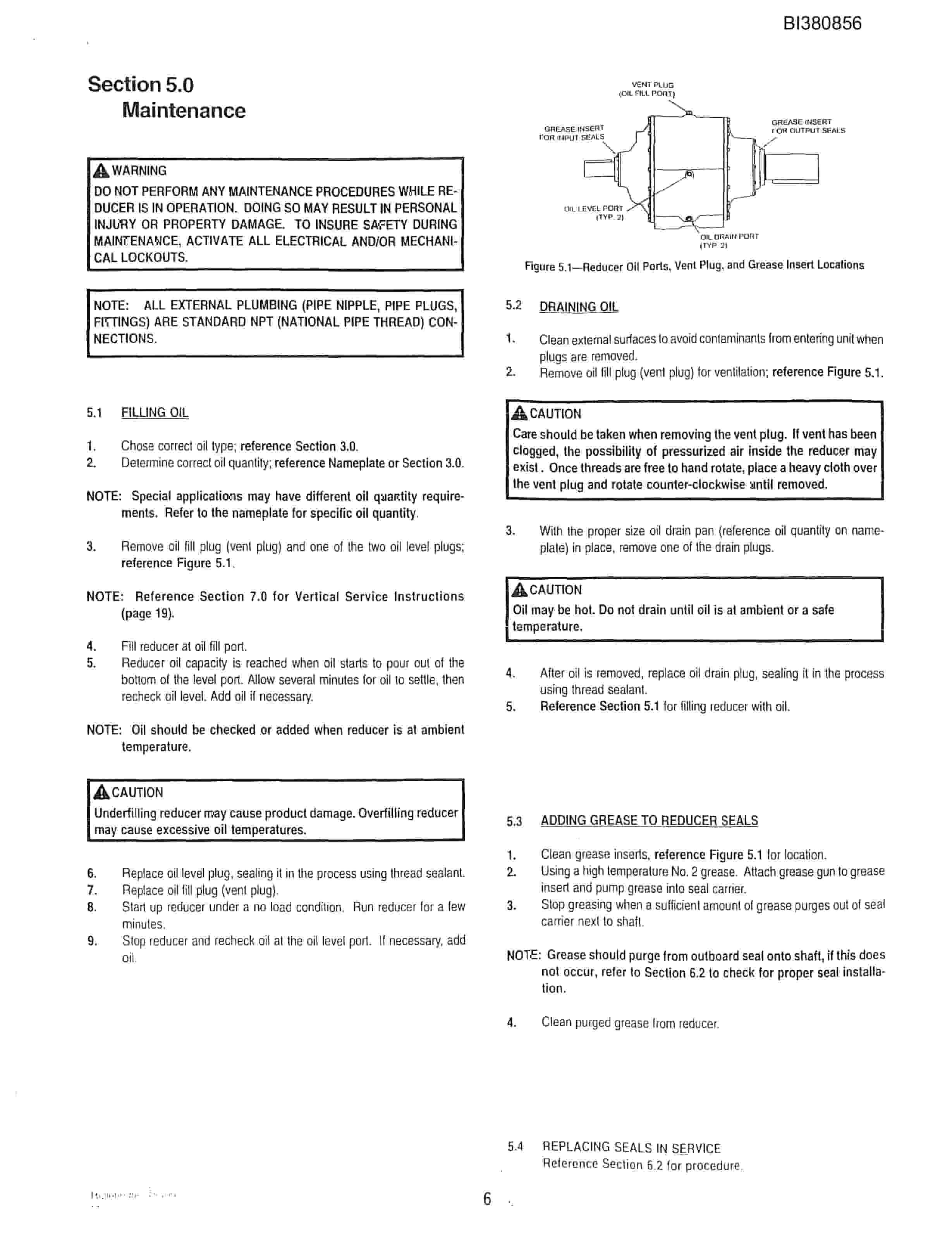 Bucyrus 42in Single Drive Parts Catalog BI380856-2