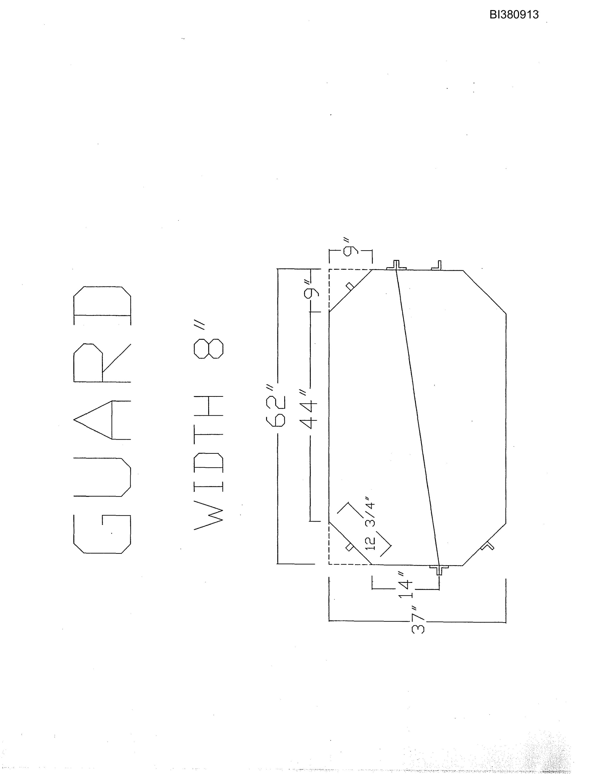 Bucyrus 42in Single Drive, Tailpiece, Take-Up Parts Catalog BI380913-2
