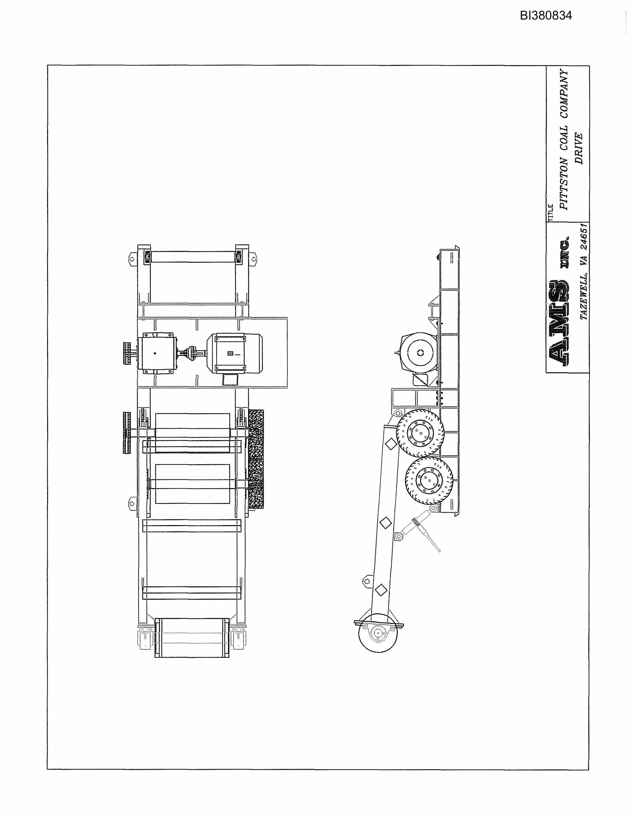 Bucyrus 42in Single Rebuilt Drive Parts Catalog BI380834-2