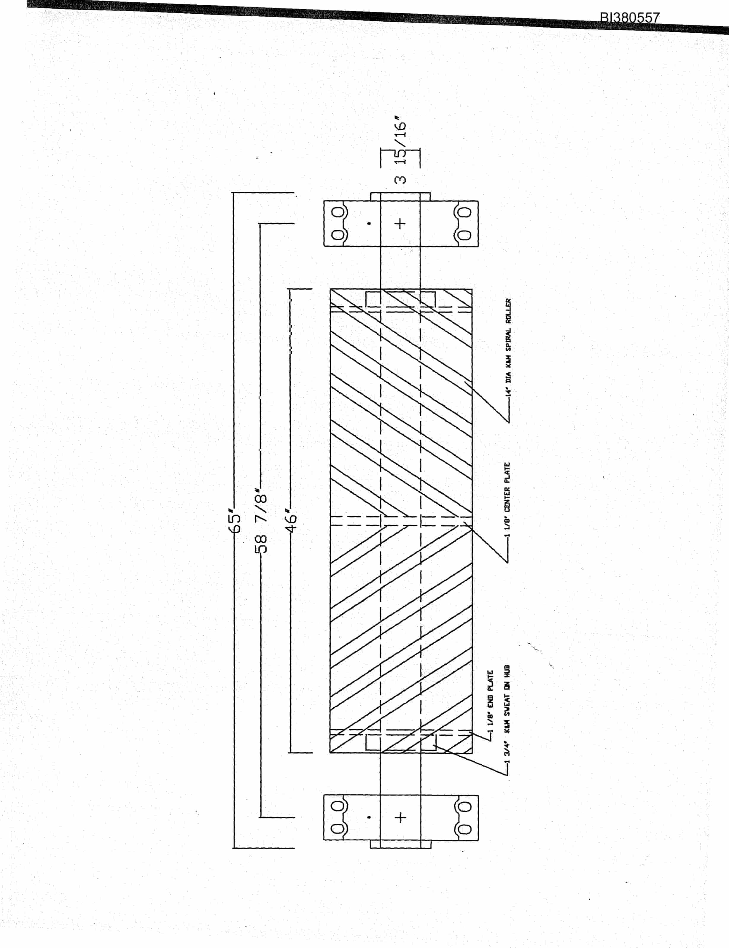 Bucyrus 42in Tailpiece Parts Catalog BI380557-3
