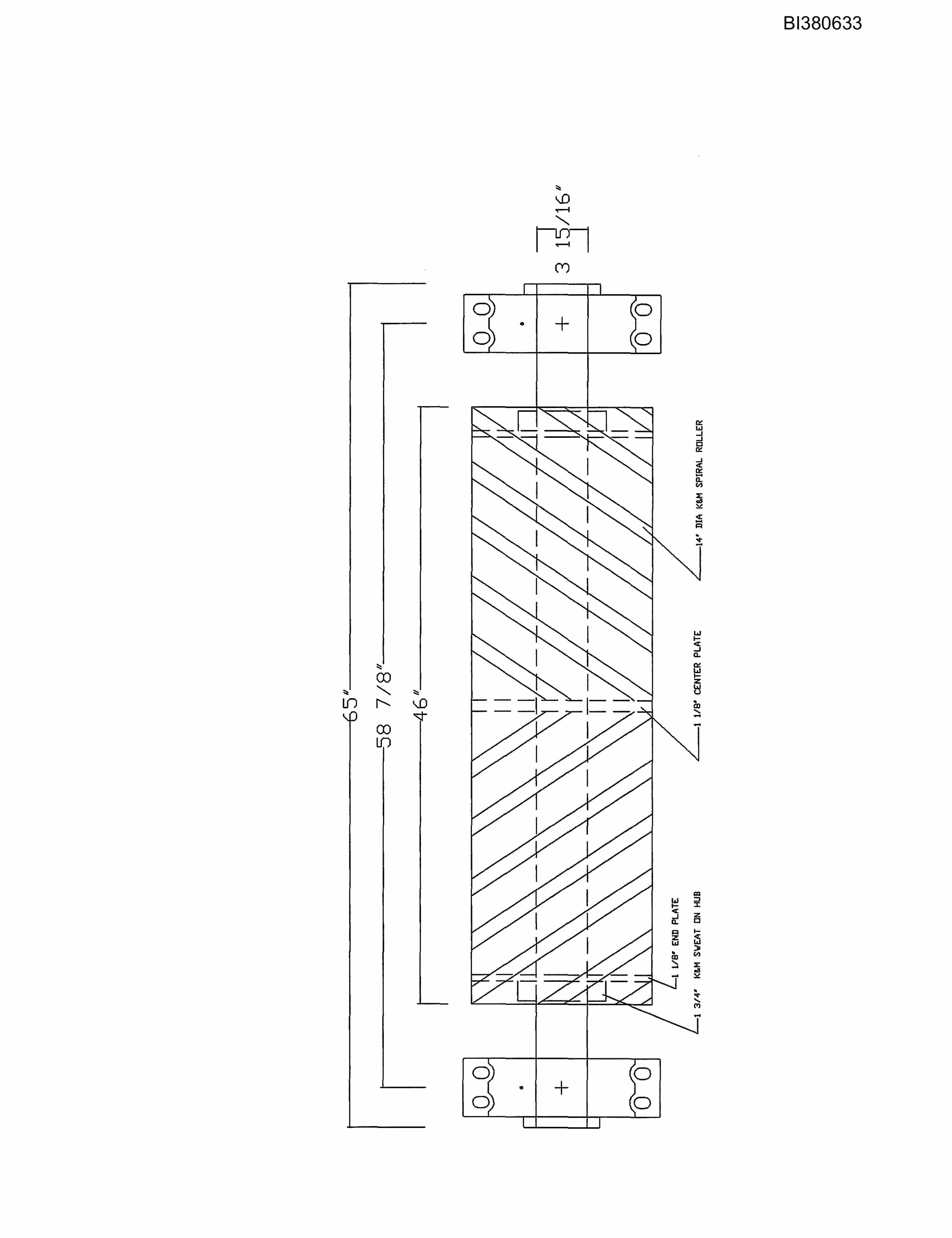 Bucyrus 42in Tailpiece Parts Catalog BI380633-4
