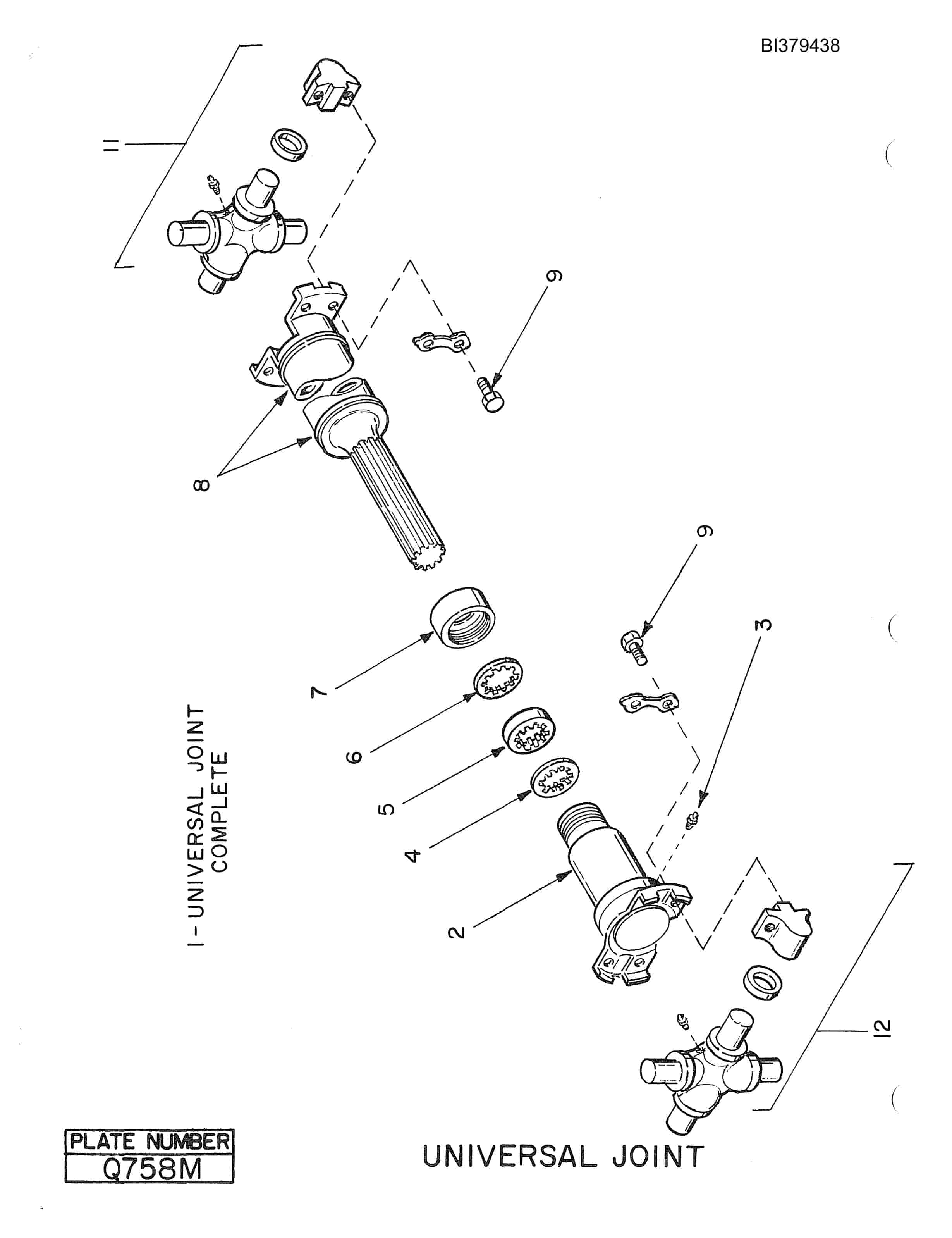 Bucyrus 45-R Drill Parts Catalog BI379438-2