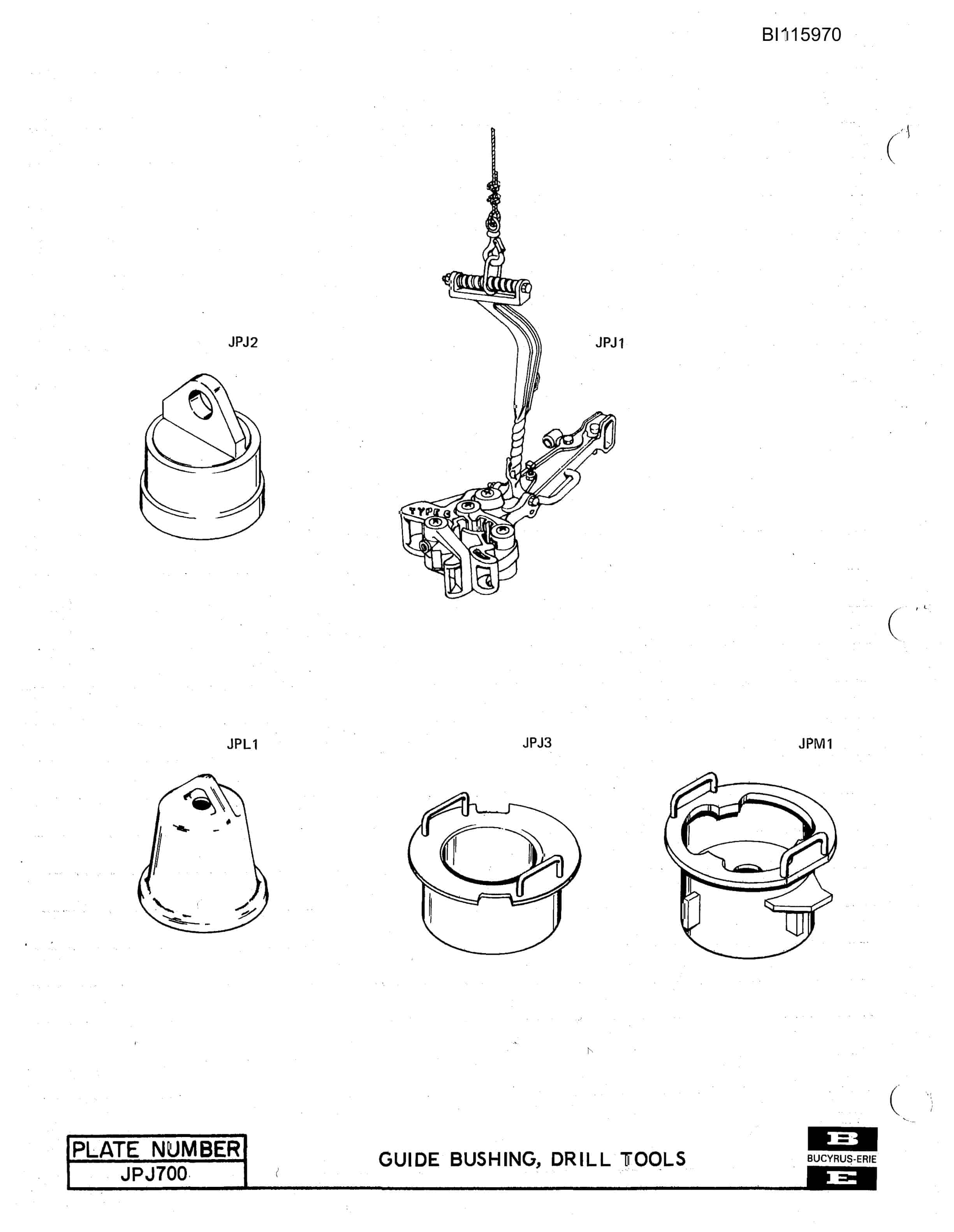 Bucyrus 45-R Drill Technical Manual BI115970-3
