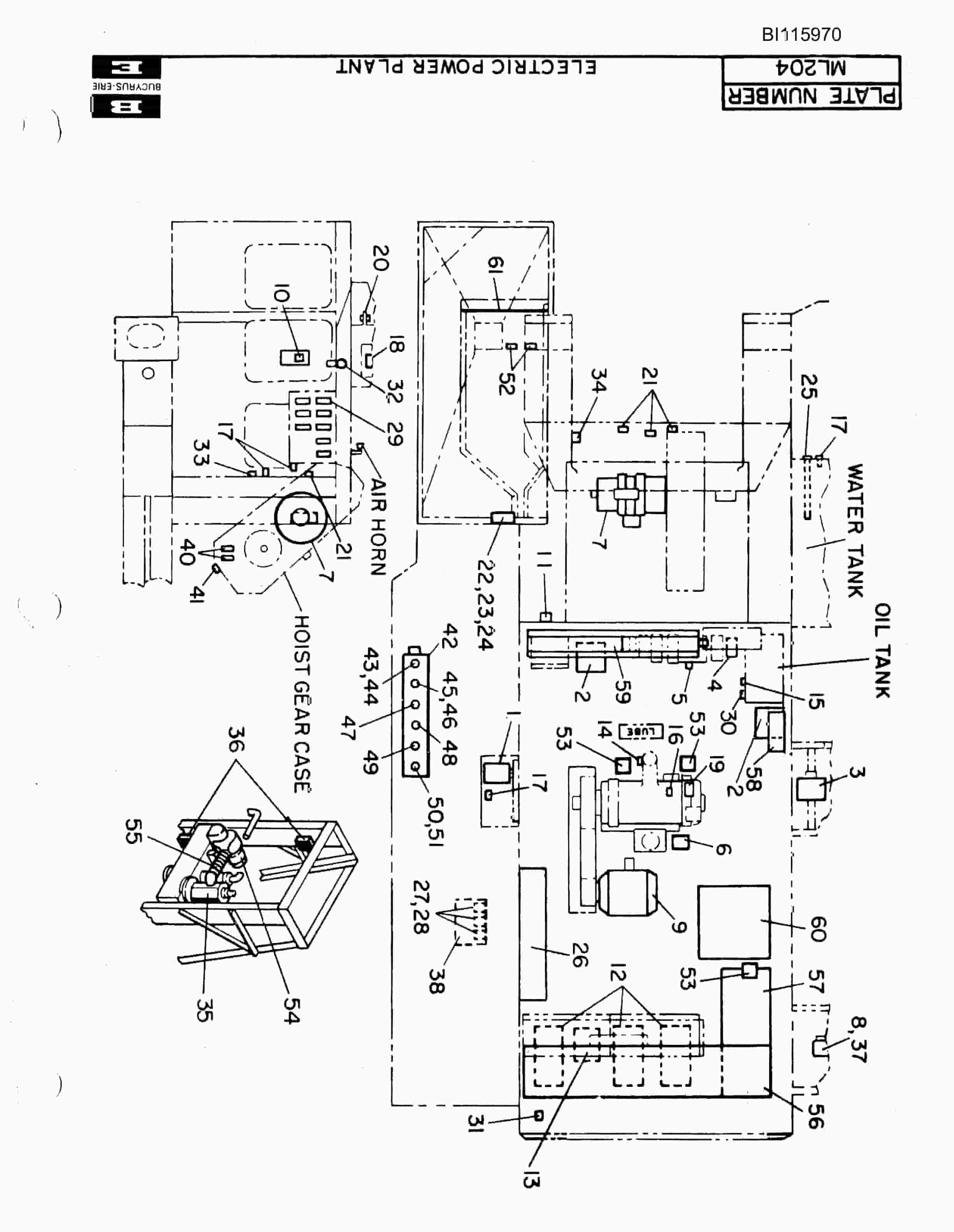 Bucyrus 45-R Drill Technical Manual BI115970-4