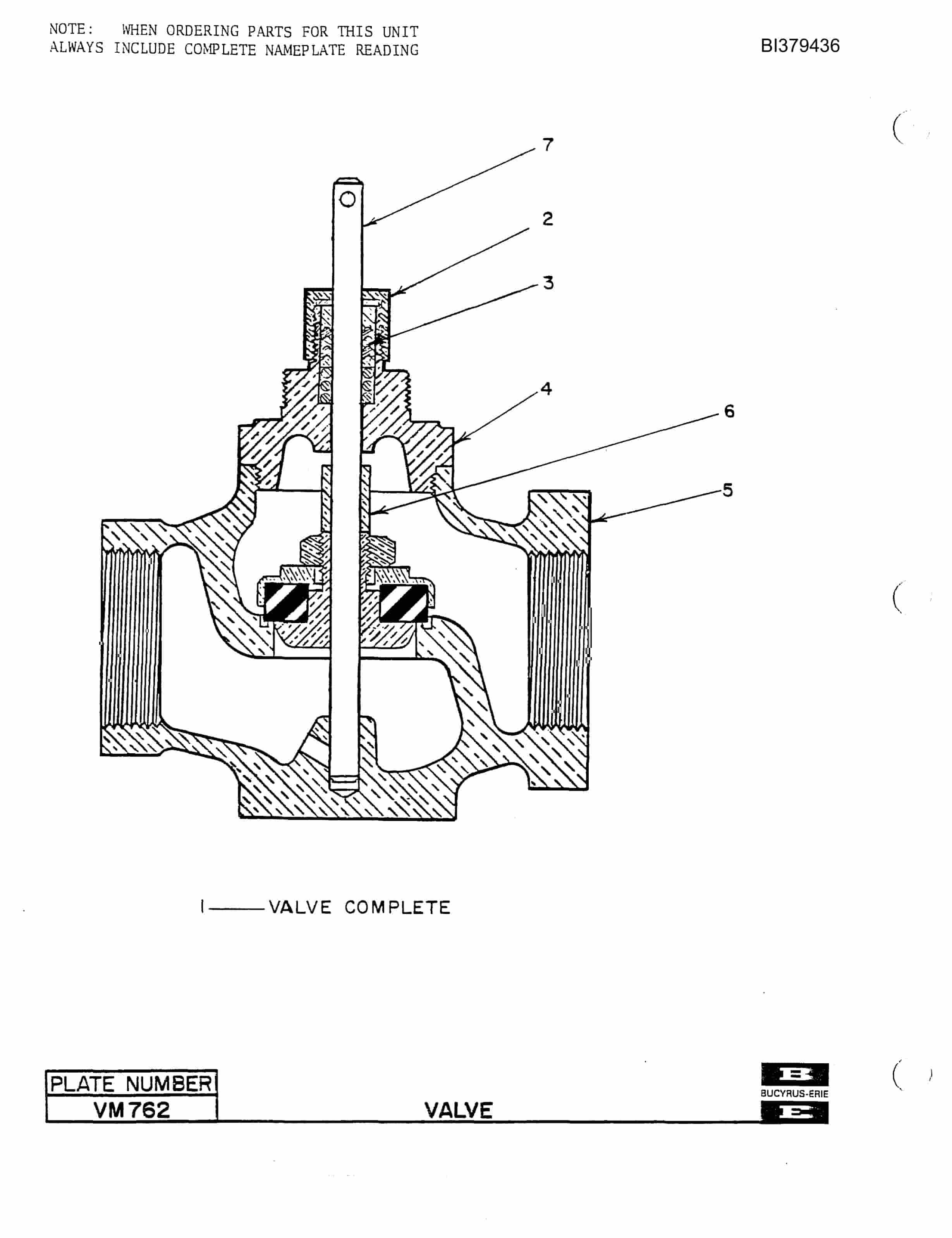Bucyrus 45-R Rotary Blast Hole Drill Parts Catalog BI379436-2