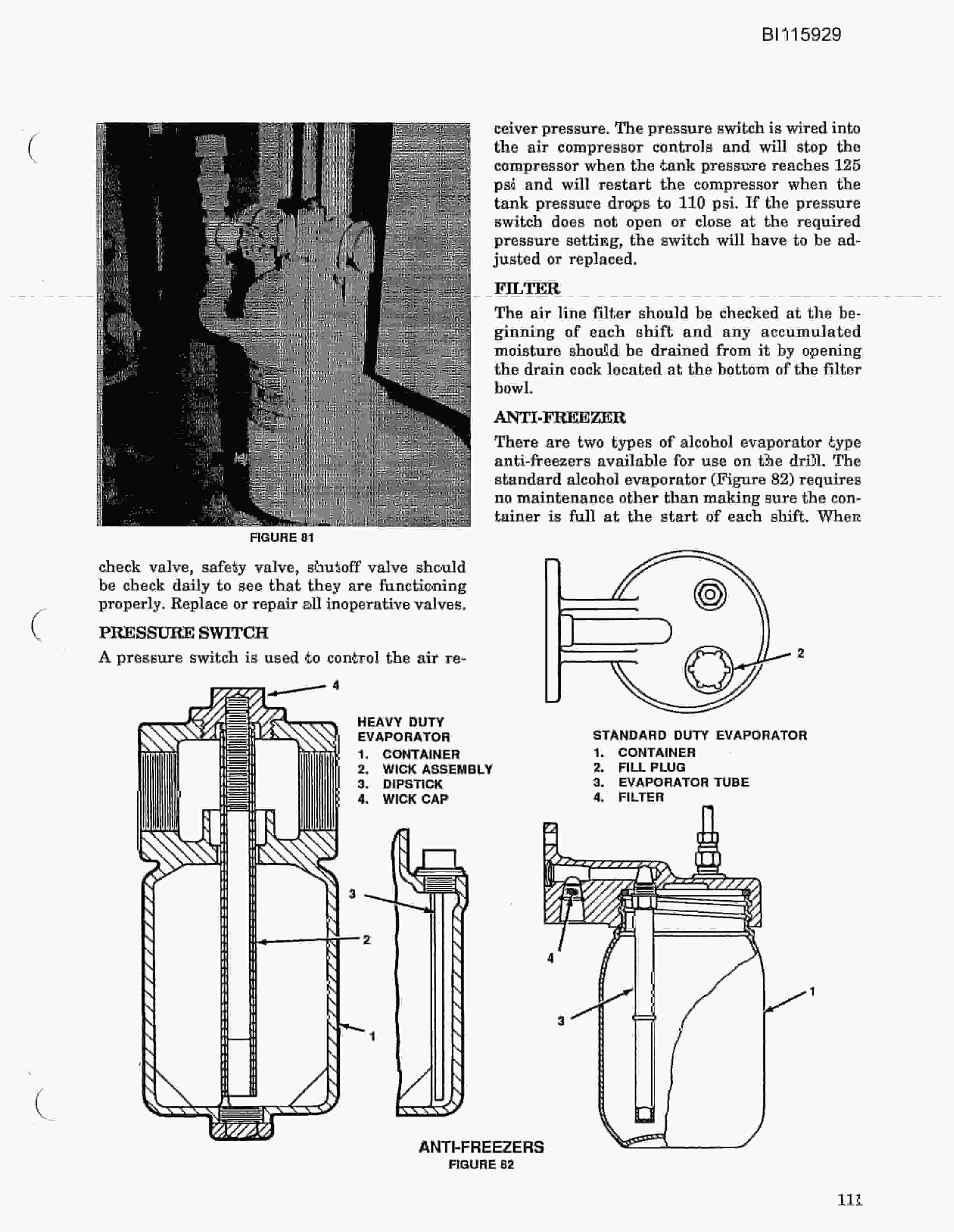 Bucyrus 45R, 47R Blast Hole Drill Technical Manual BI115929-2
