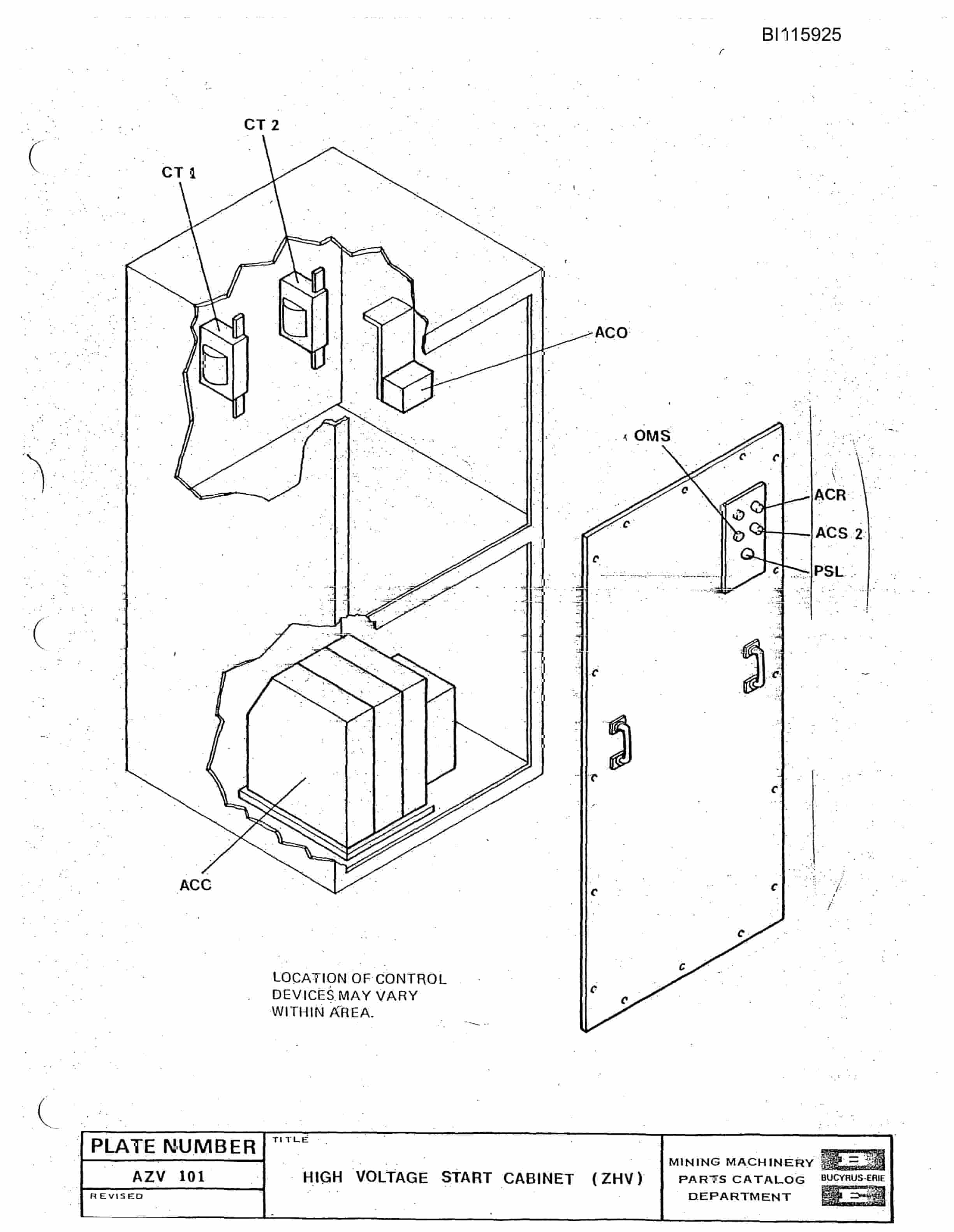 Bucyrus 45R Drill Technical Manual BI115925-5