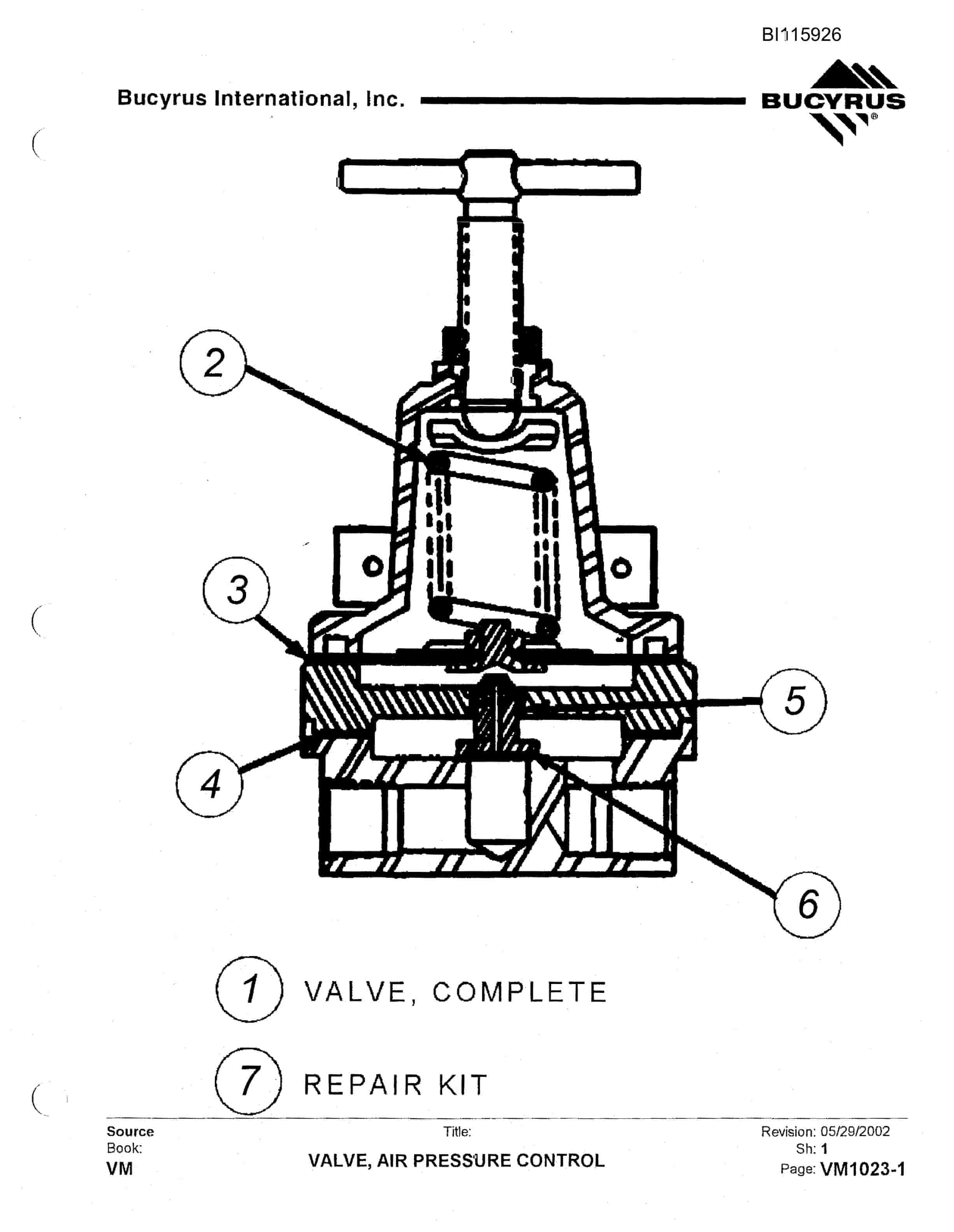 Bucyrus 45R Drill Technical Manual BI115926-3