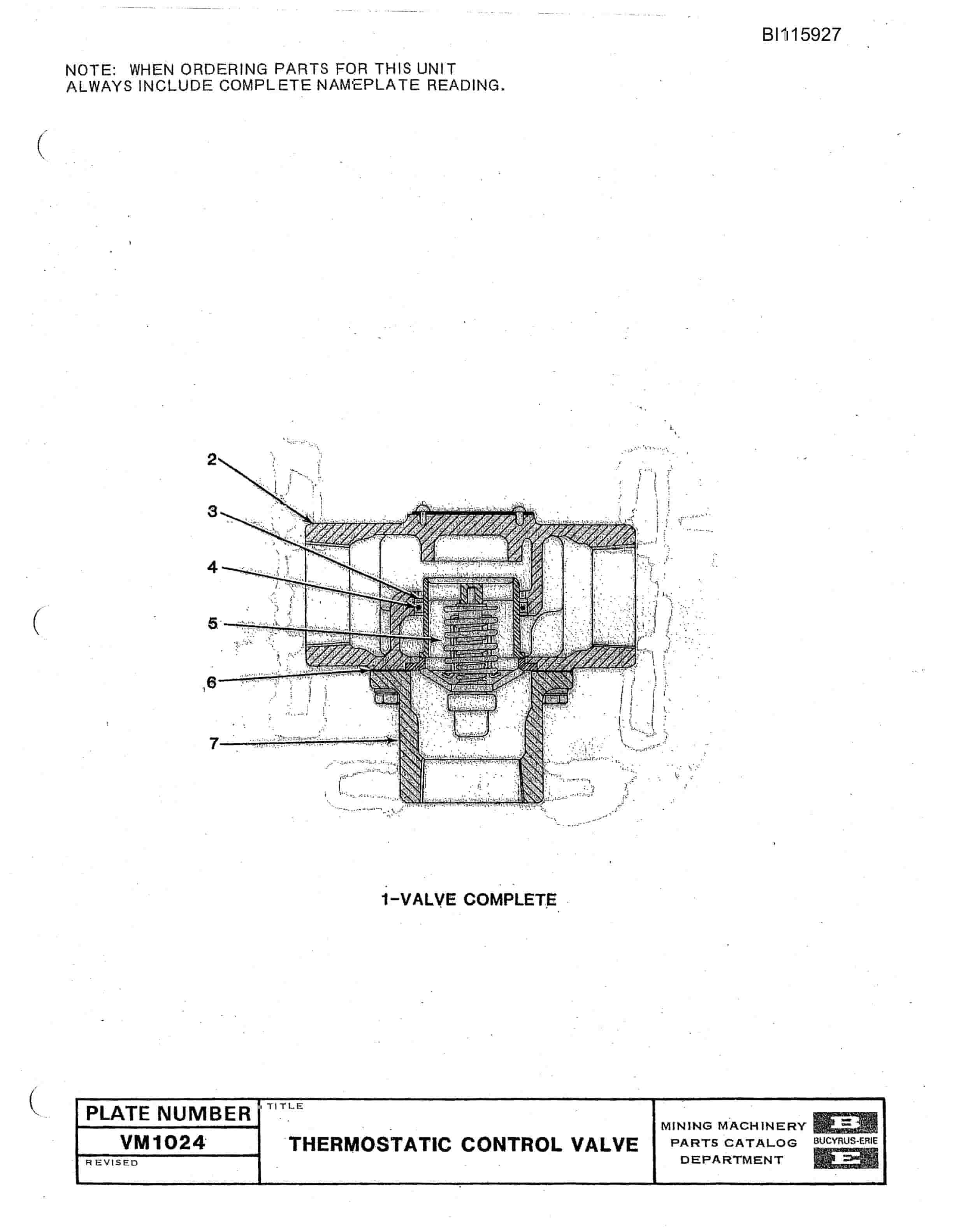 Bucyrus 45R Drill Technical Manual BI115927-3
