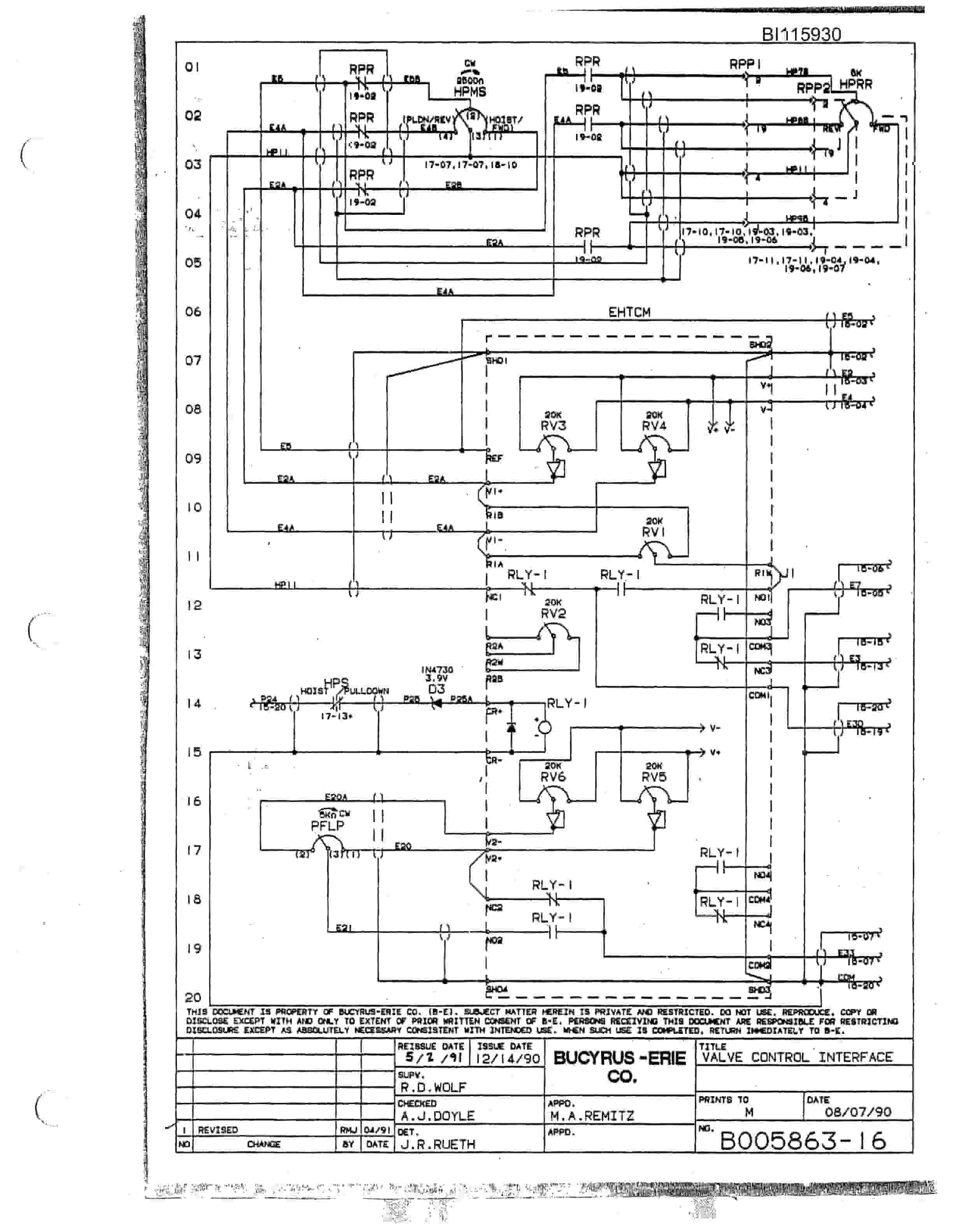 Bucyrus 47R Diesel Blast Hole Drill Technical Manual BI115930-5