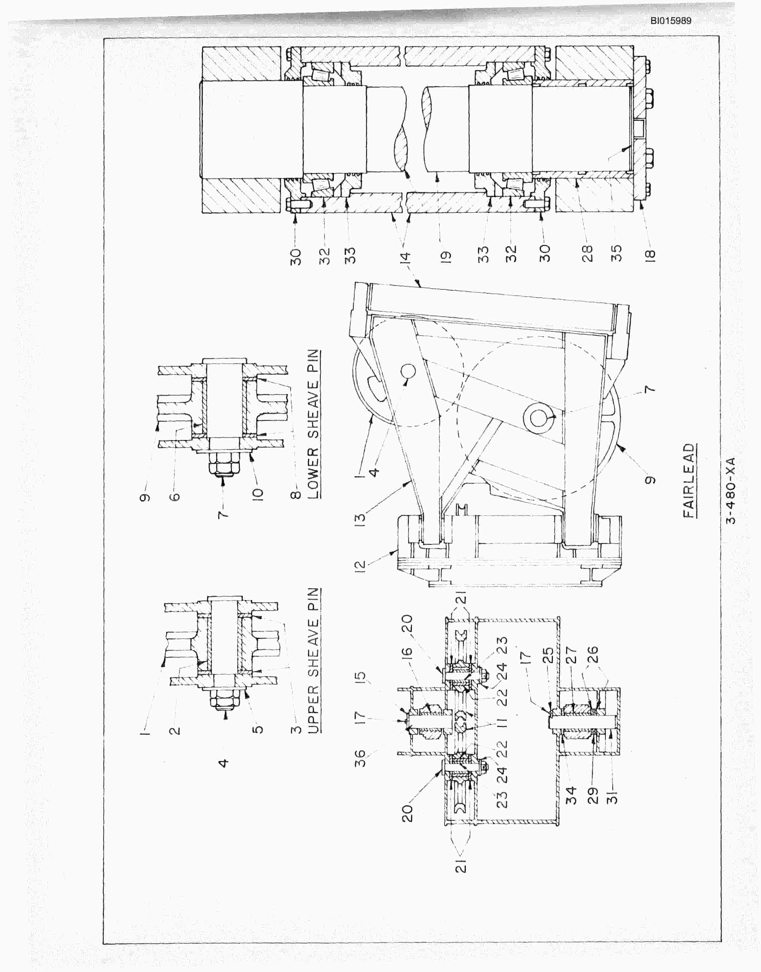 Bucyrus 480-W Walking Dragline Parts Catalog BI015989-5