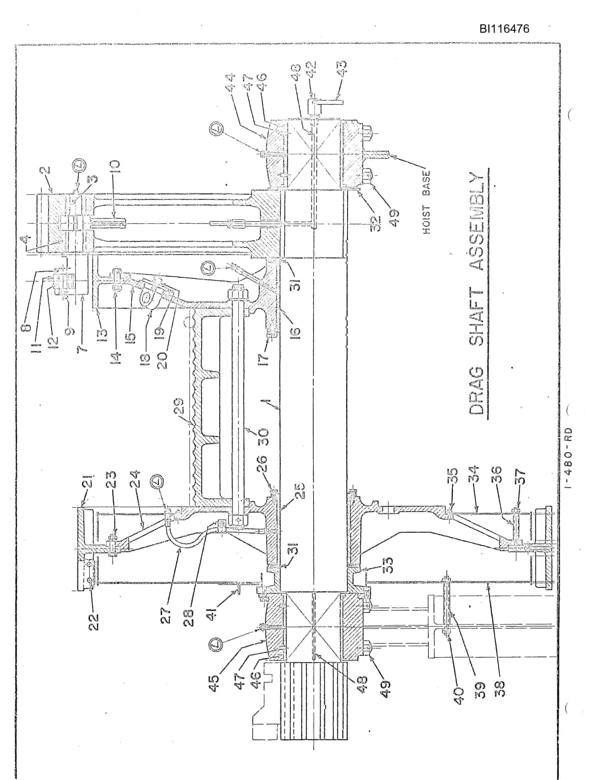 Bucyrus 480-W Walking Dragline Parts Catalog BI116476-2