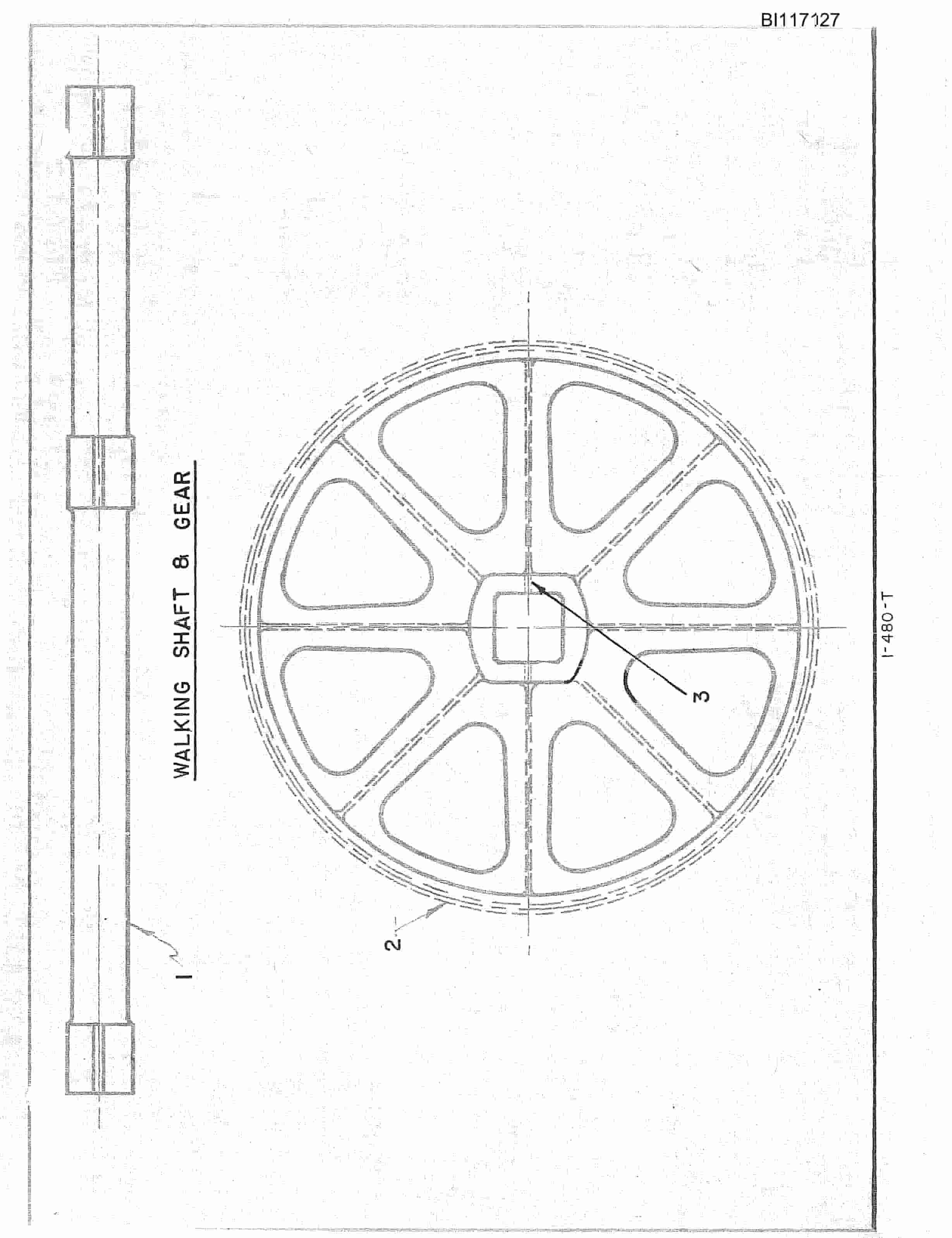 Bucyrus 480-W Walking Dragline Parts Catalog BI117127-4