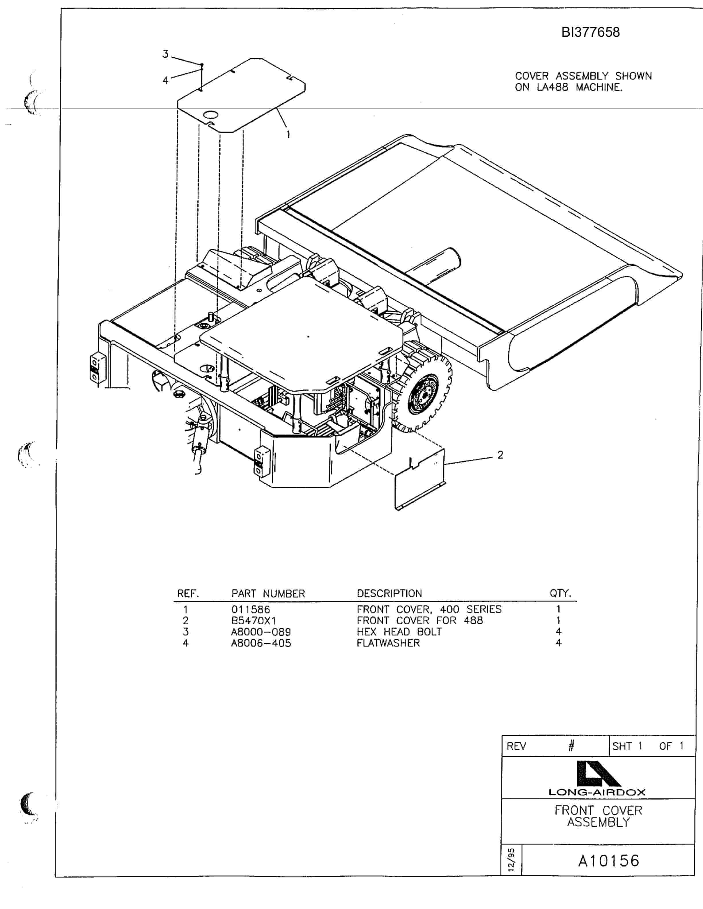 Bucyrus 488-1285 Technical Manual BI377658-2
