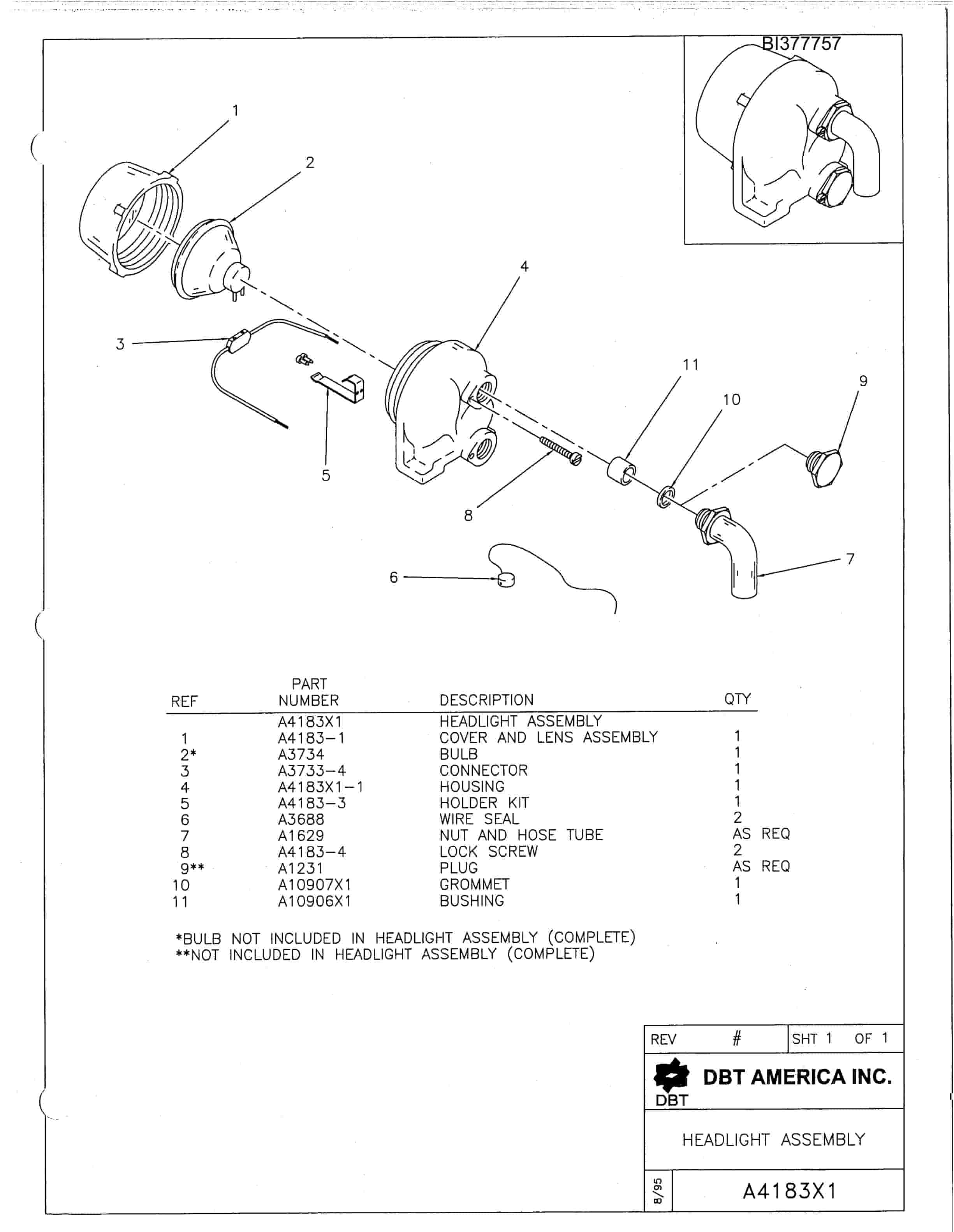 Bucyrus 488-1456 Parts Catalog BI377757-3
