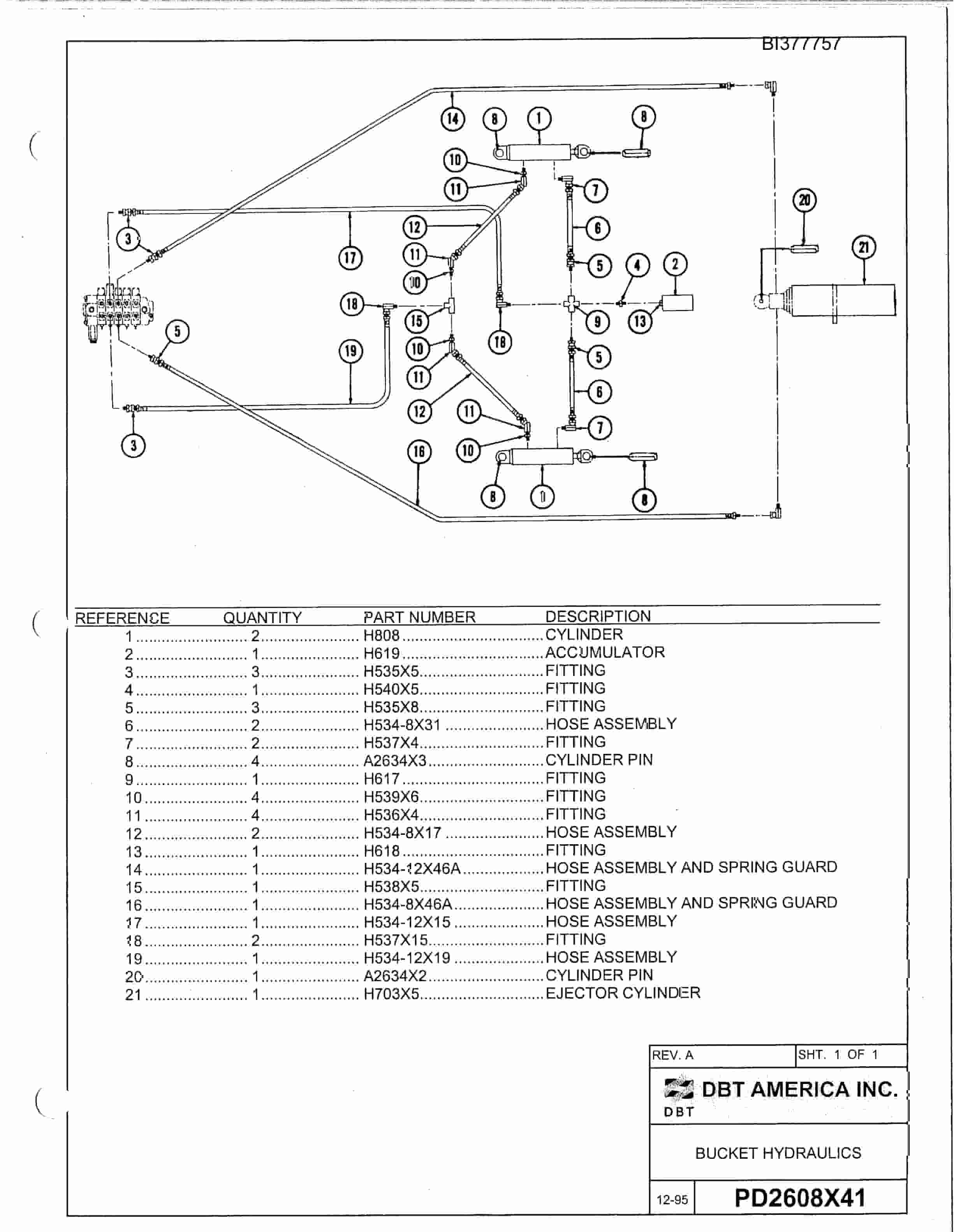 Bucyrus 488-1456 Parts Catalog BI377757-5