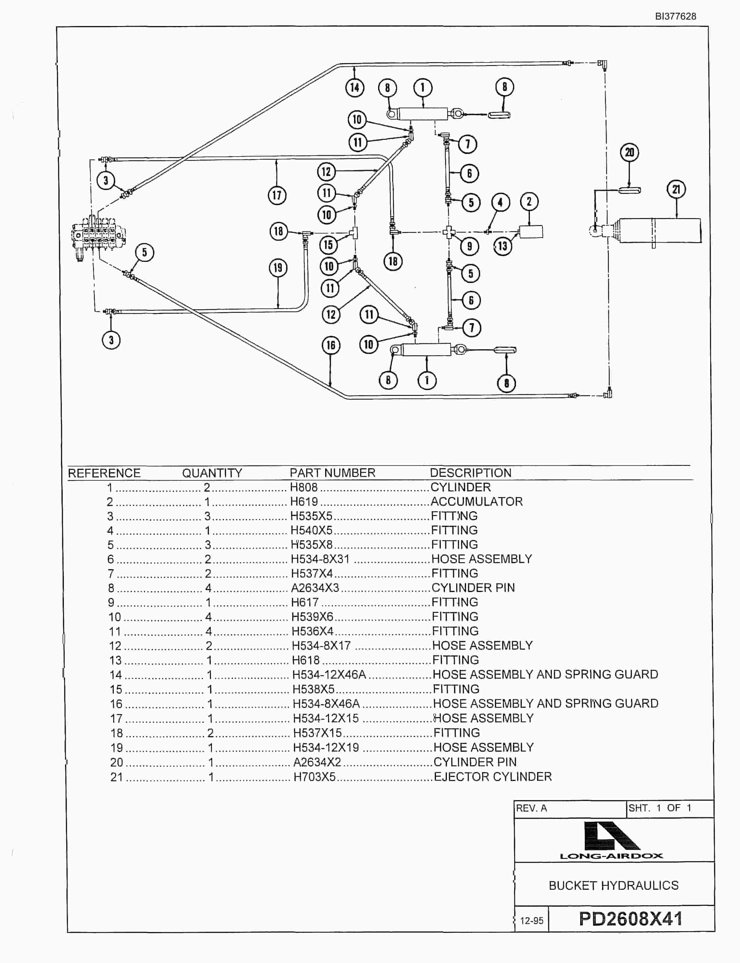 Bucyrus 488-2199R Un-A-Trac Parts Catalog BI377628-5