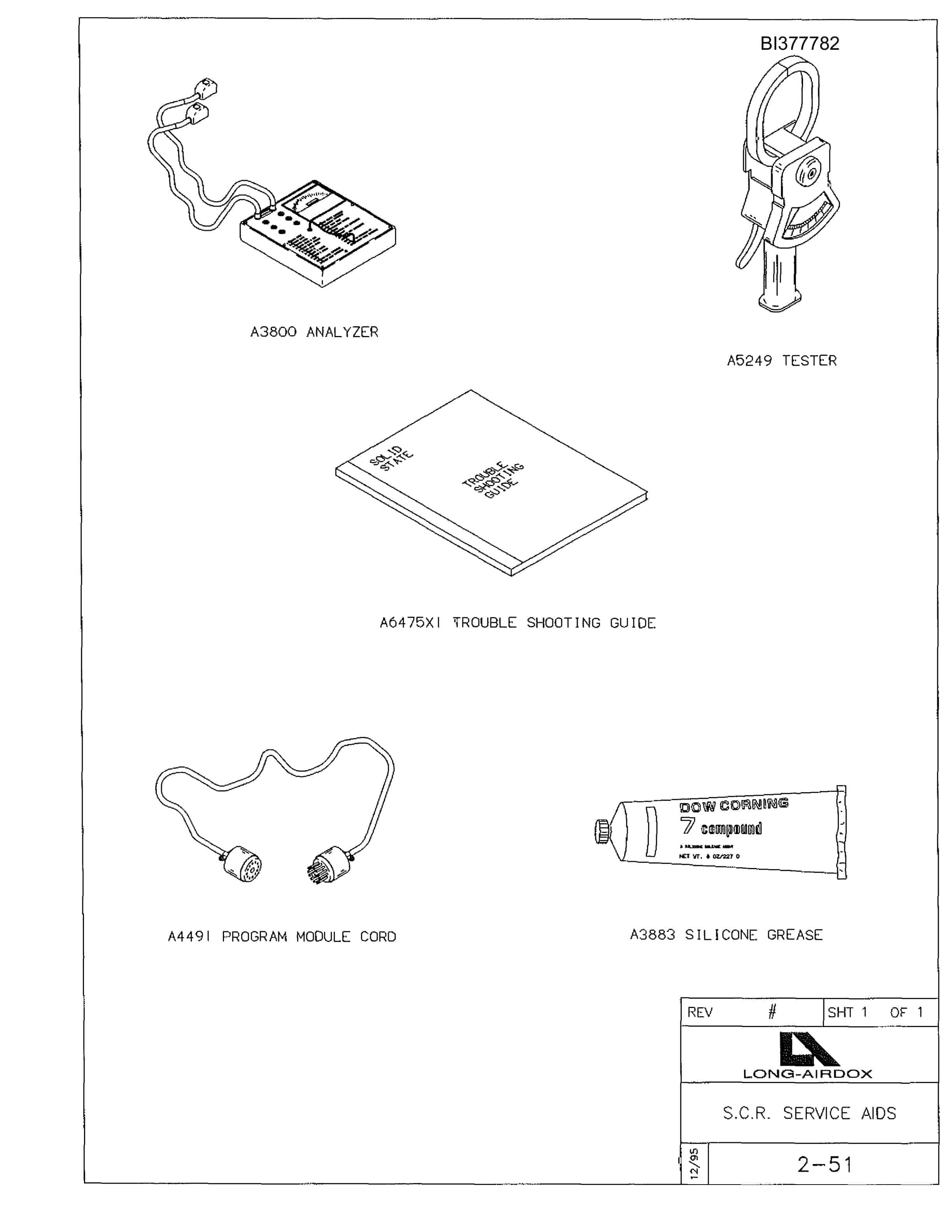 Bucyrus 488-2199R Un-A-Trac Parts Catalog BI377782-2