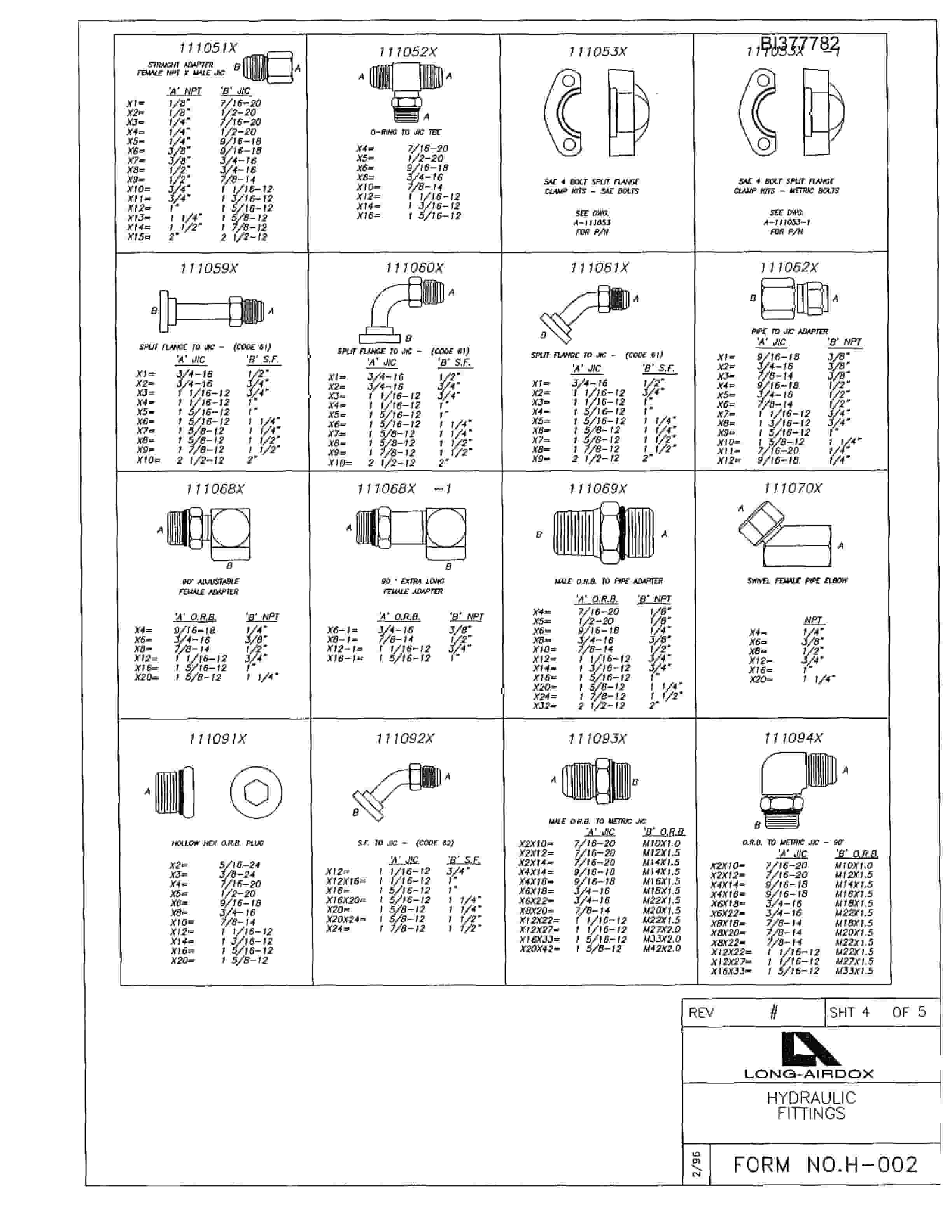 Bucyrus 488-2199R Un-A-Trac Parts Catalog BI377782-4