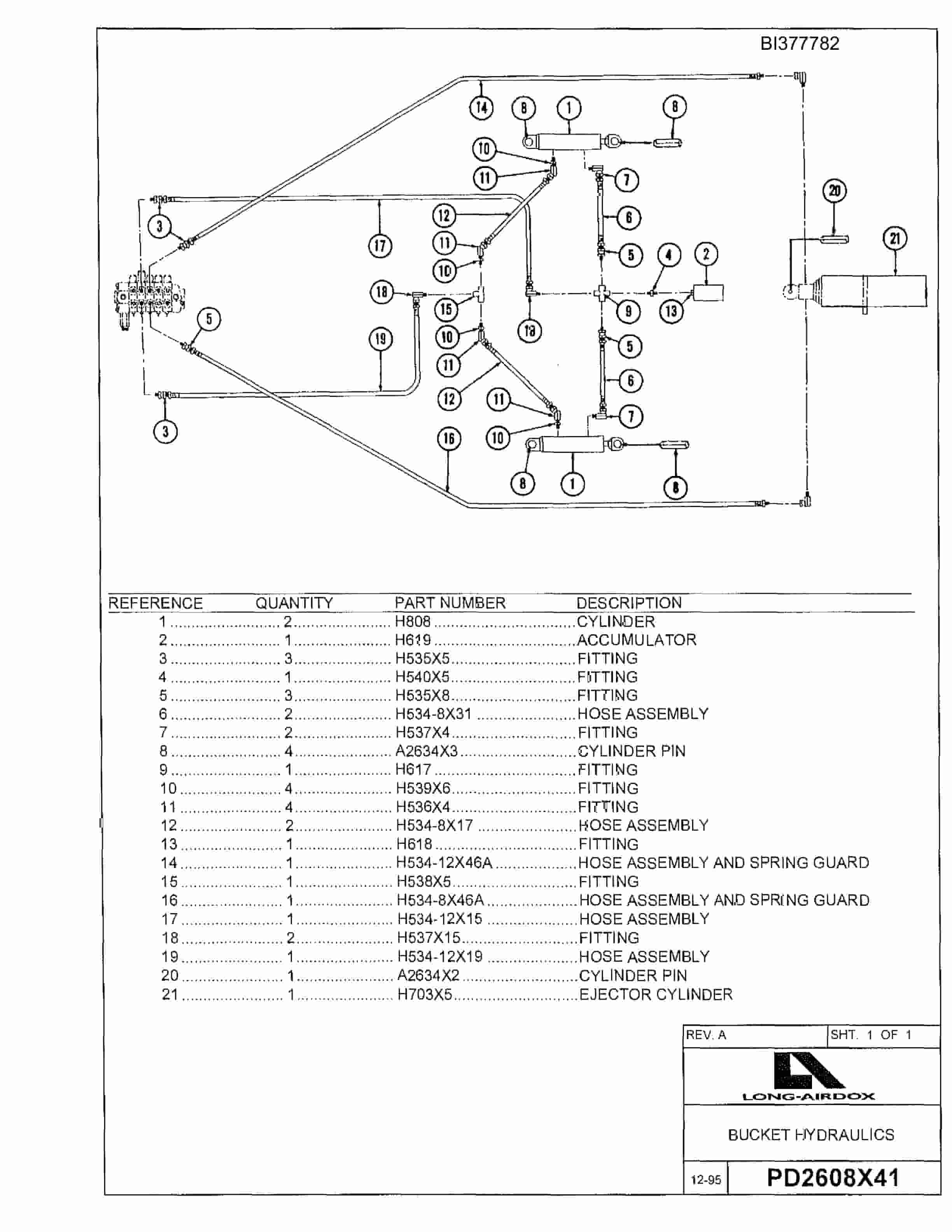 Bucyrus 488-2199R Un-A-Trac Parts Catalog BI377782-5