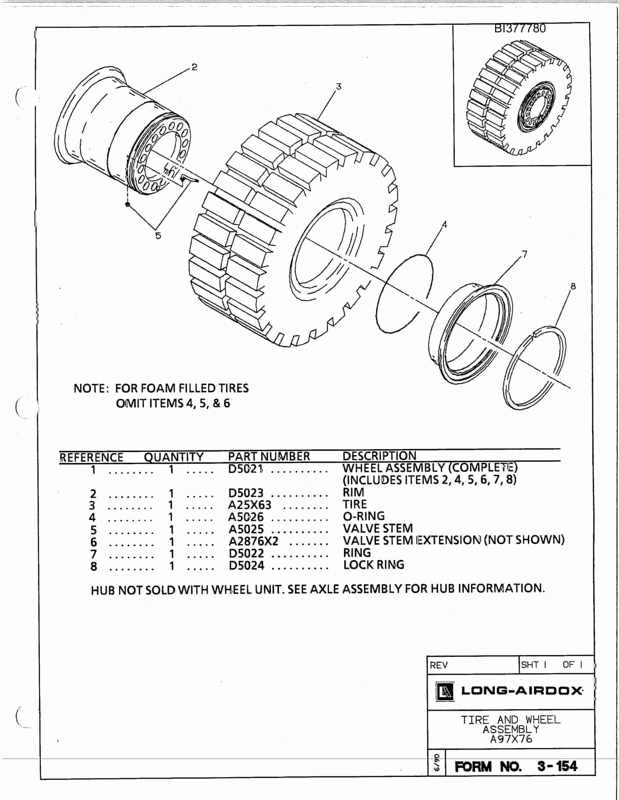 Bucyrus 488-2299, 2300 Parts Catalog BI377780-5