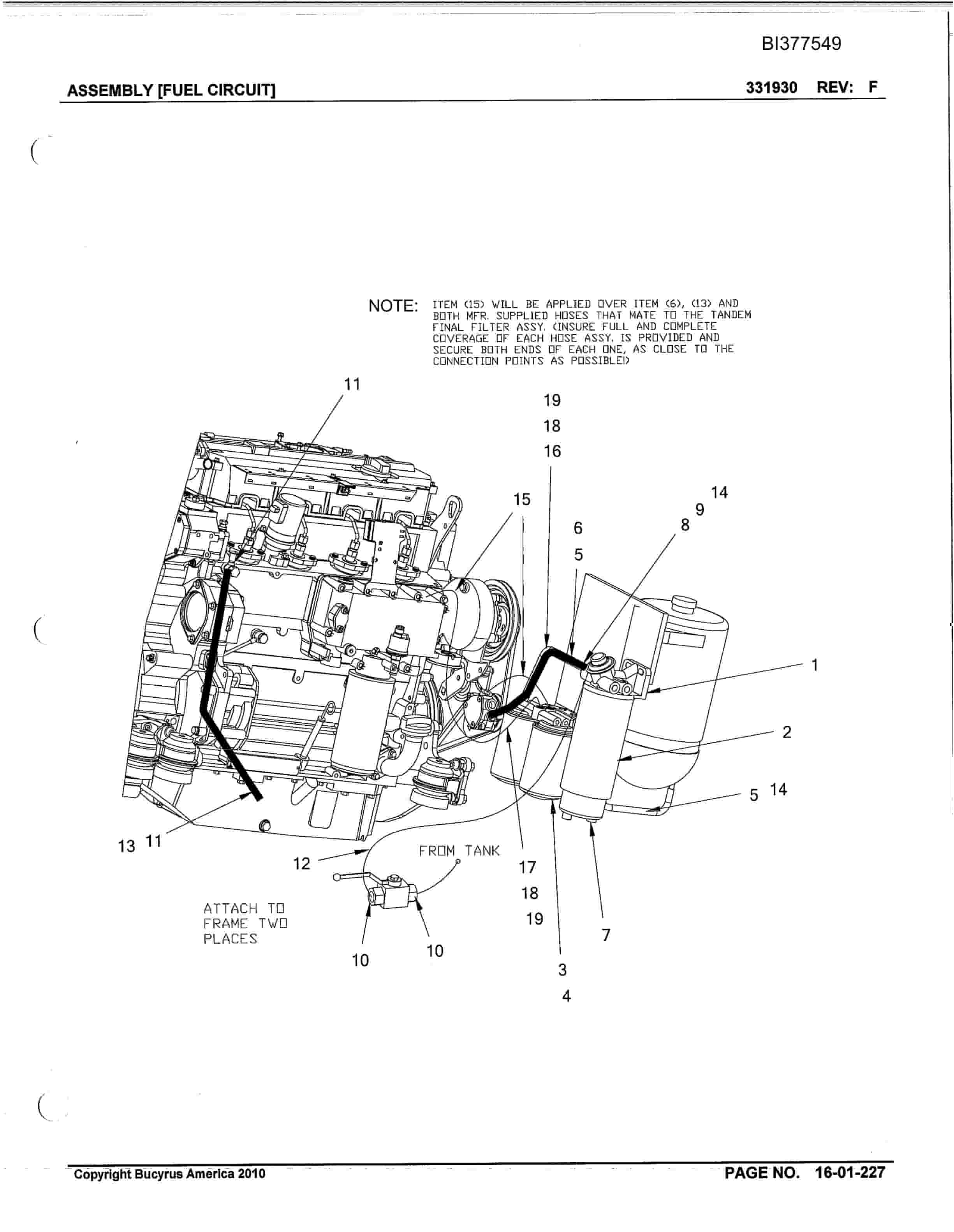 Bucyrus 488-2848 Un-A-Trac Parts Catalog BI377549-5