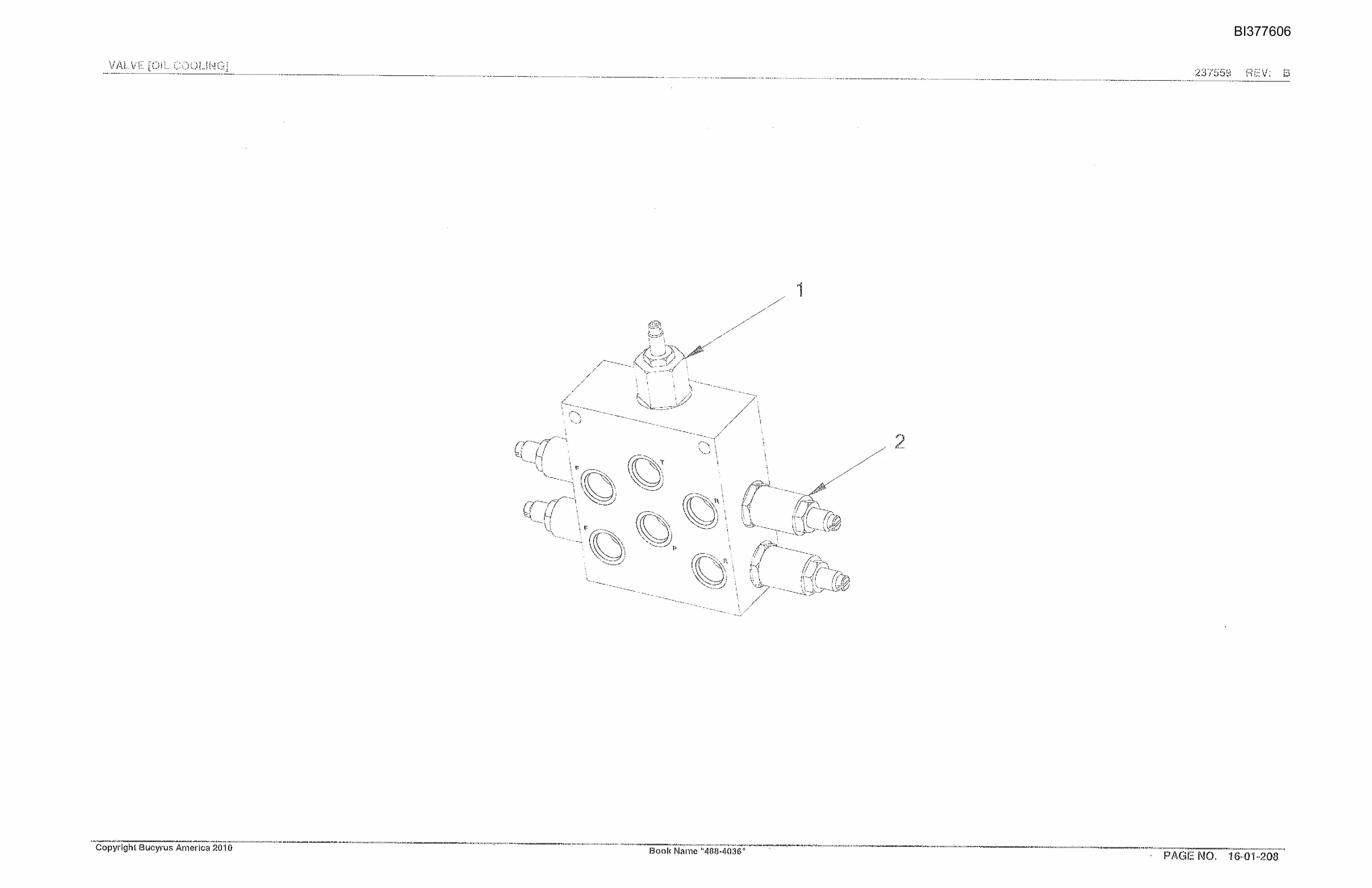 Bucyrus 488-4036 Un-A-Trac Parts Catalog BI377606-3