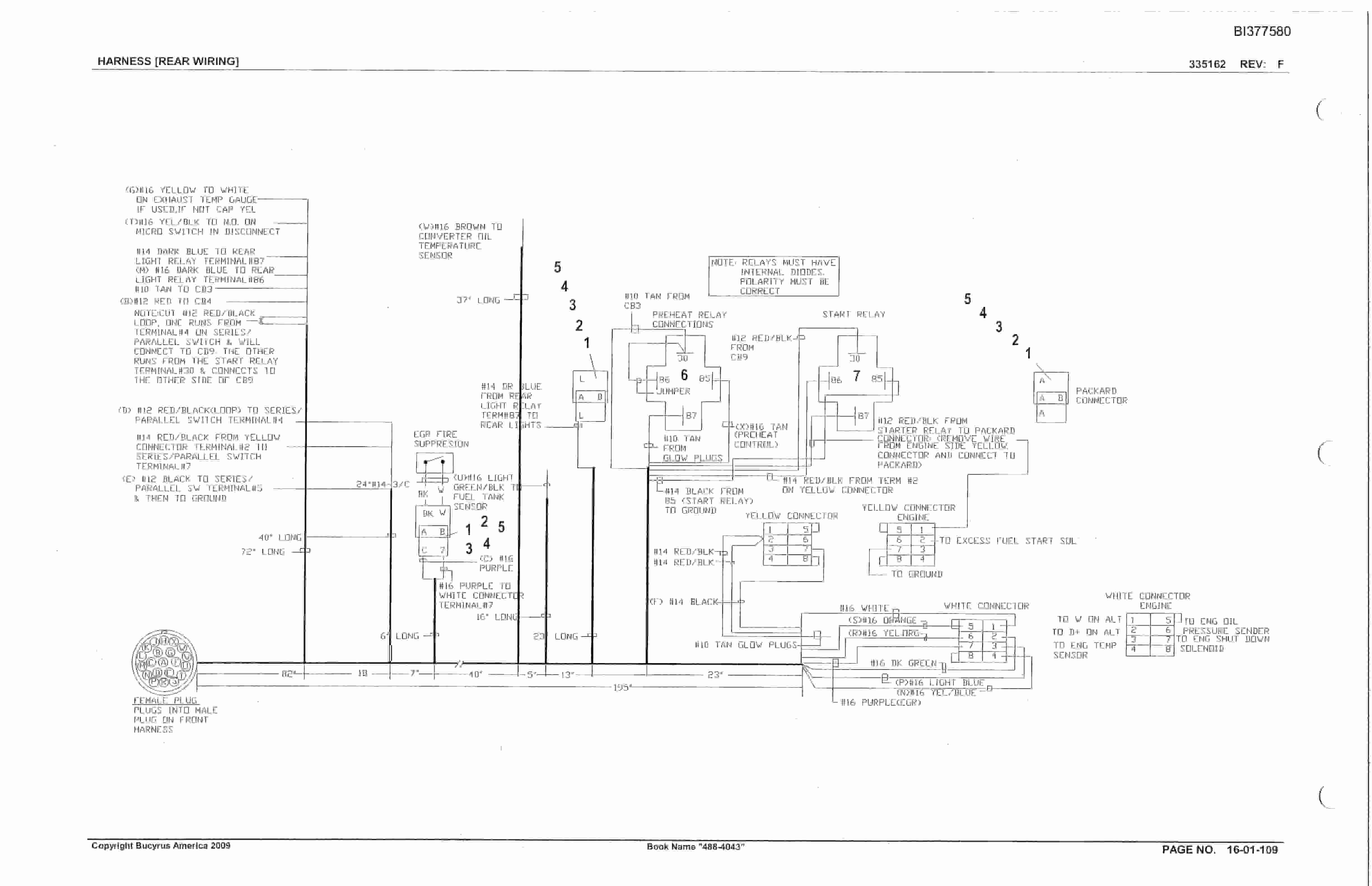 Bucyrus 488-4043 Un-A-Trac Parts Catalog BI377580-3