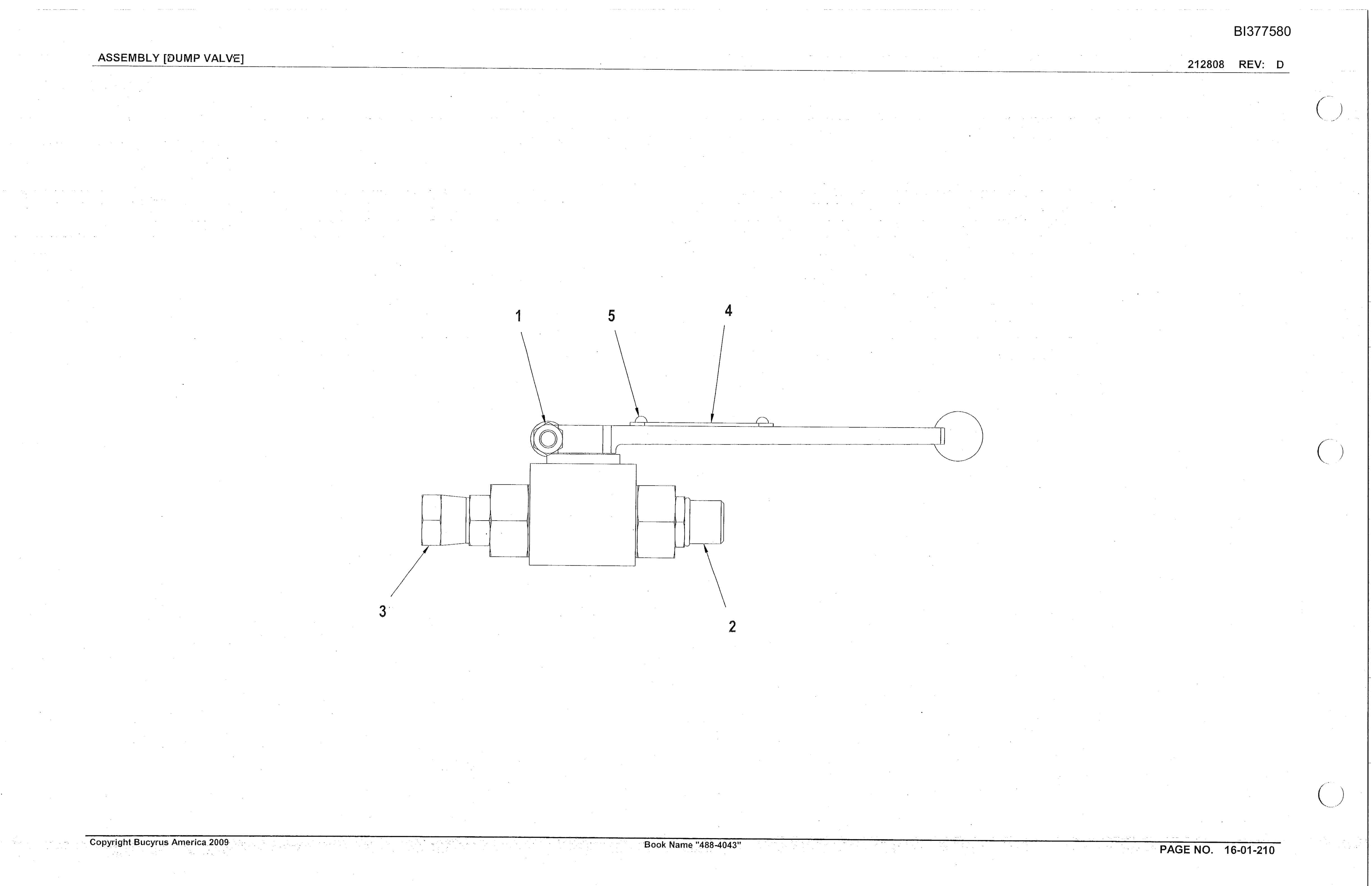 Bucyrus 488-4043 Un-A-Trac Parts Catalog BI377580-5