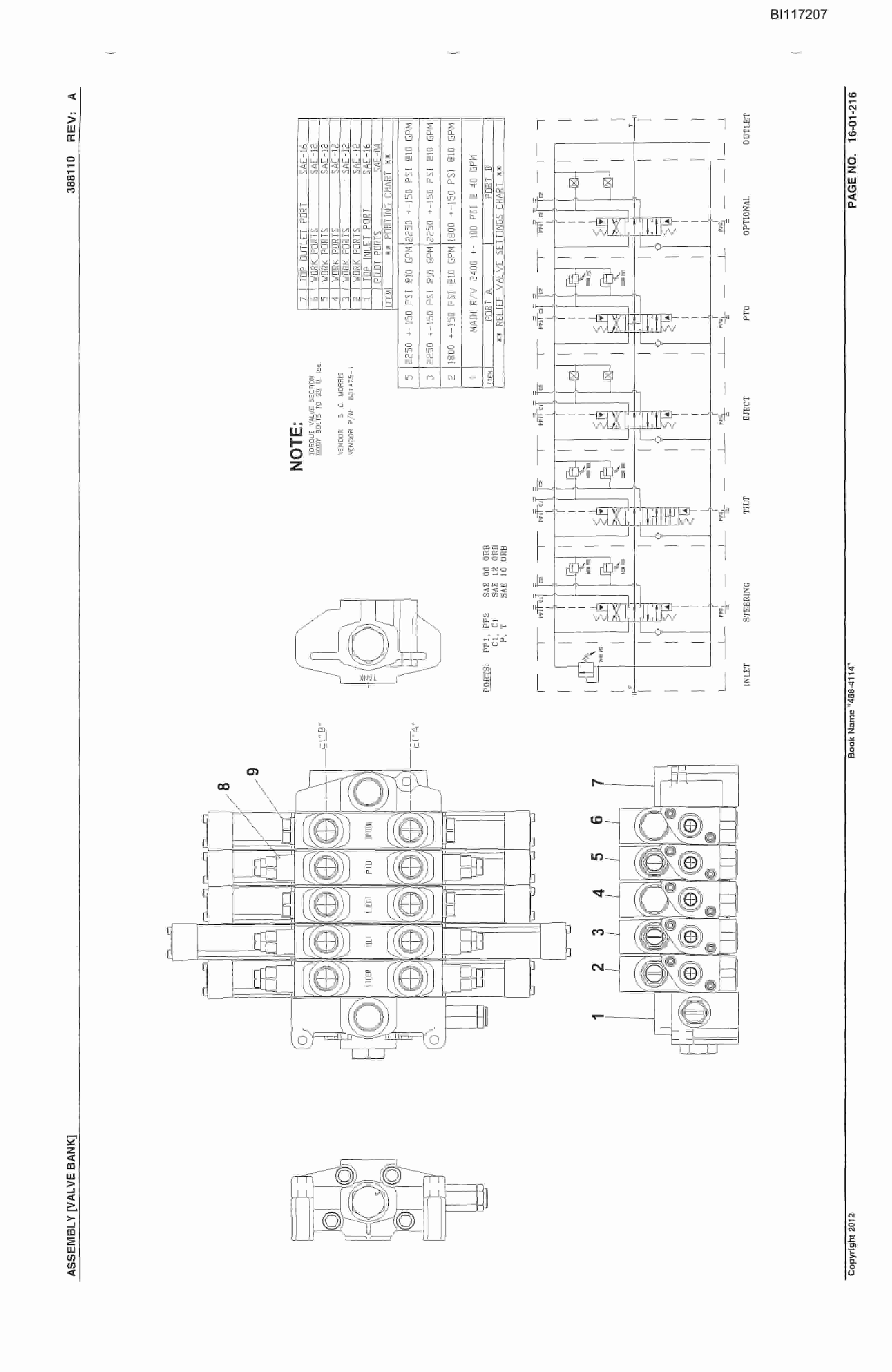 Bucyrus 488-4114 Parts Catalog BI117207-4