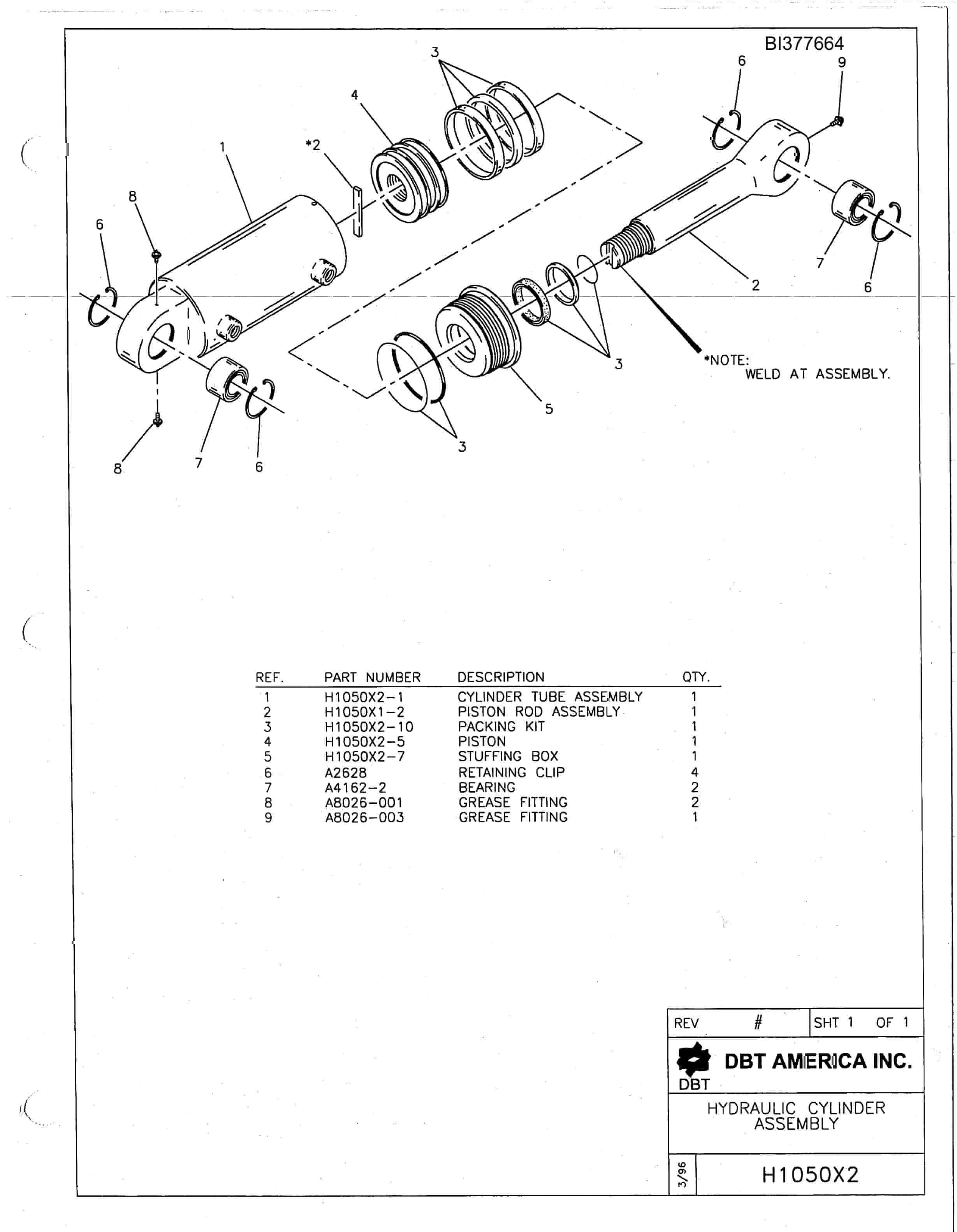 Bucyrus 488-6 W-G.L.B.C Parts Catalog BI377664-5