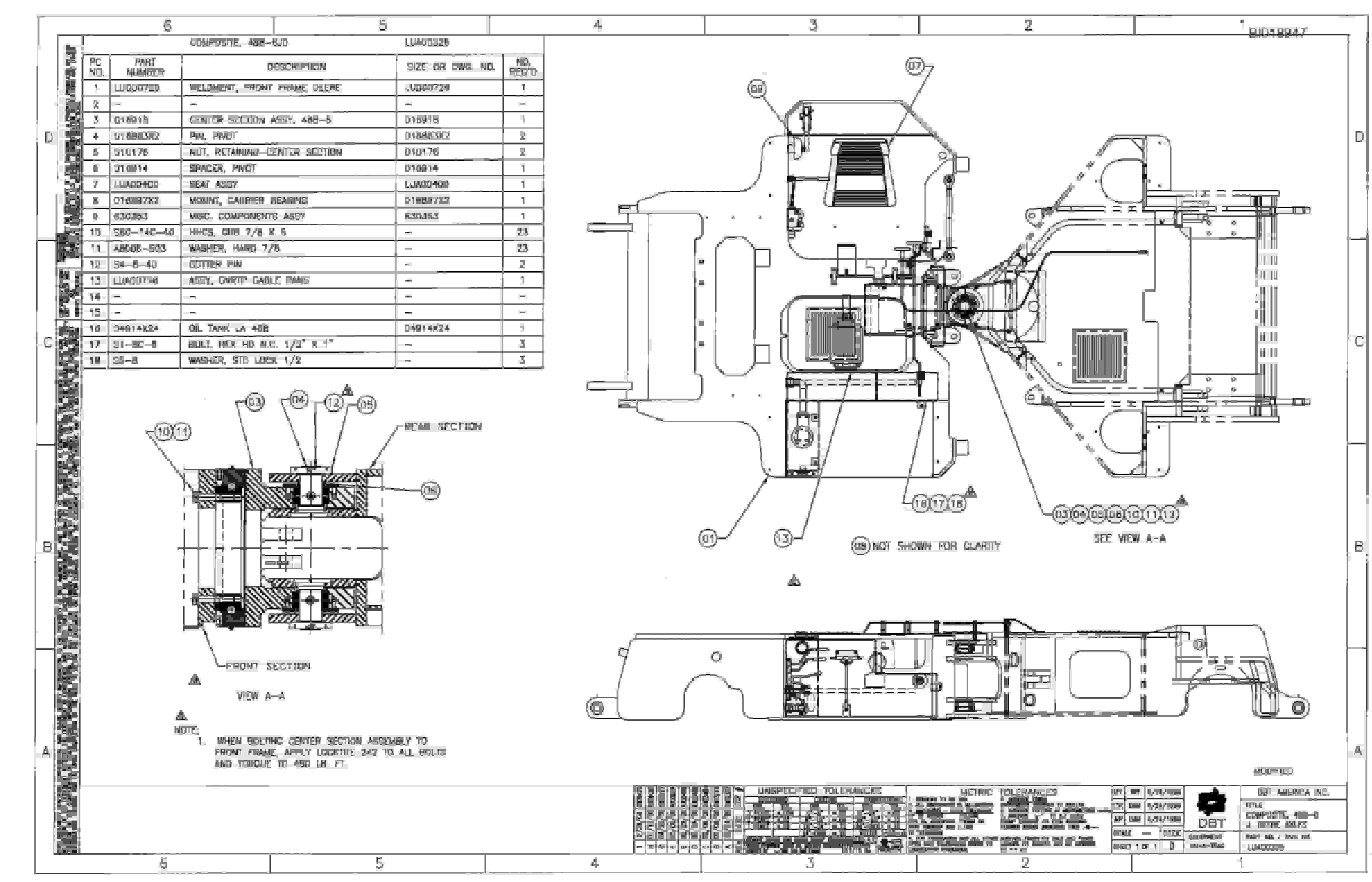 Bucyrus 488 Parts Catalog BI018947-4