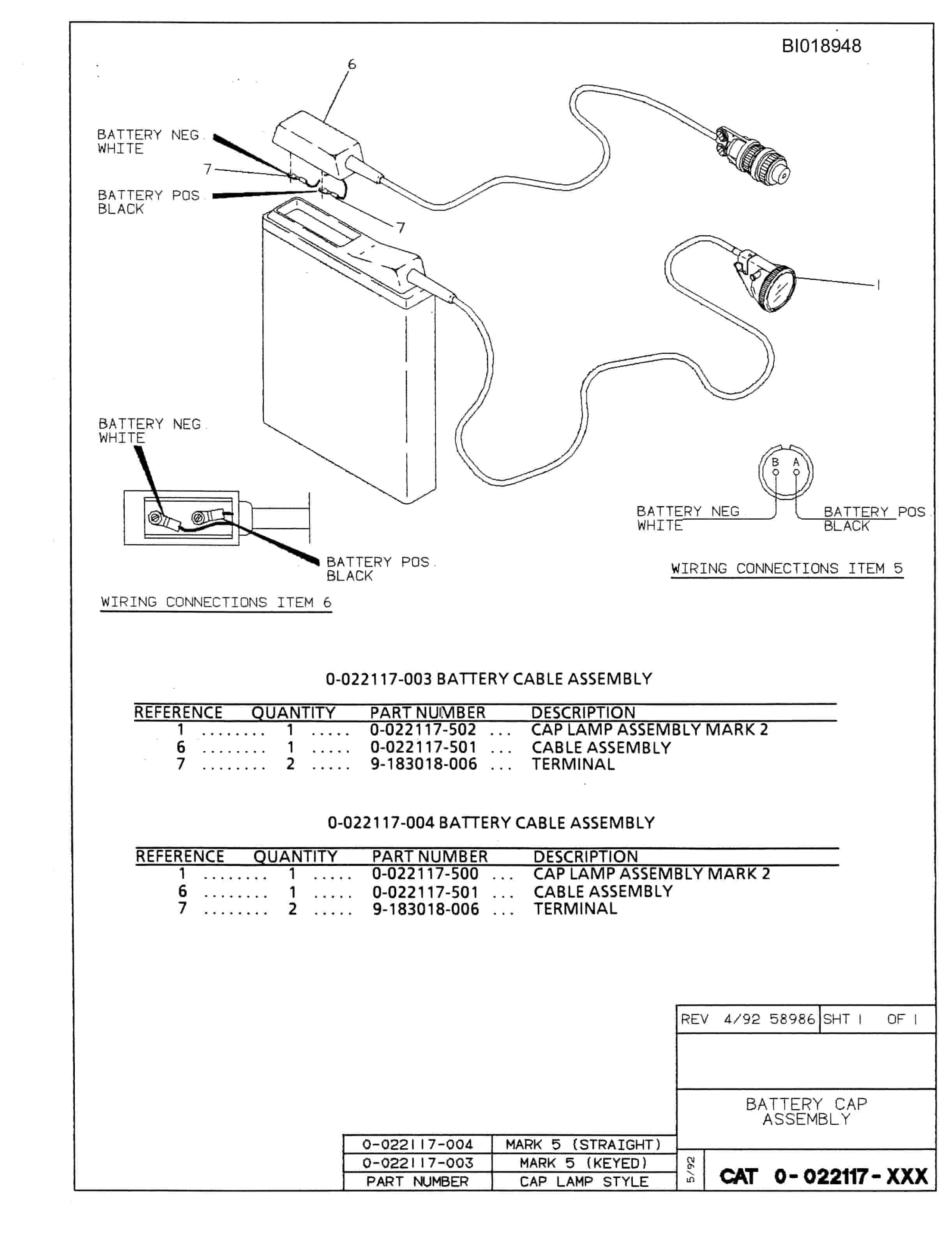Bucyrus 488 Parts Catalog BI018948-4
