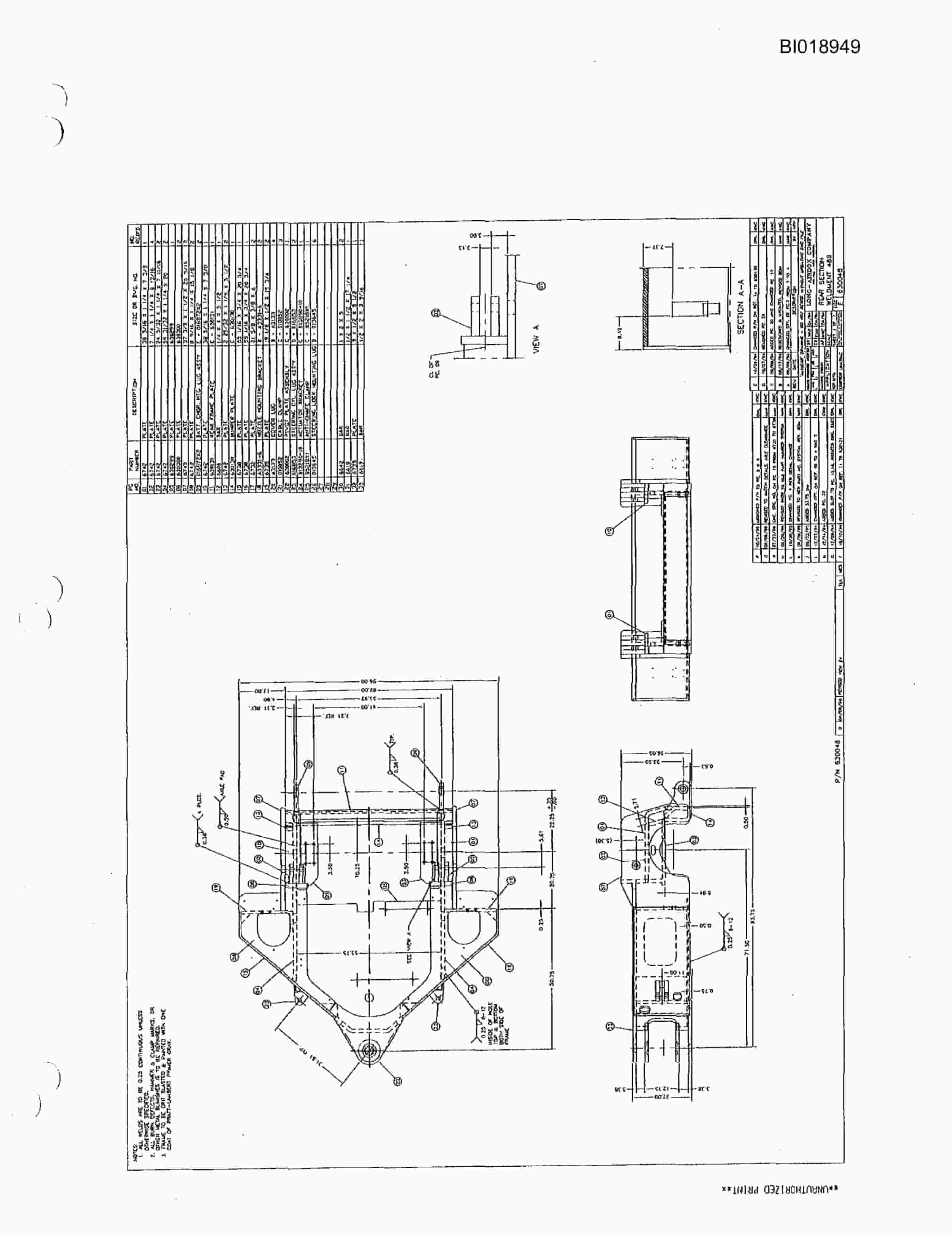 Bucyrus 488 Parts Catalog BI018949-4