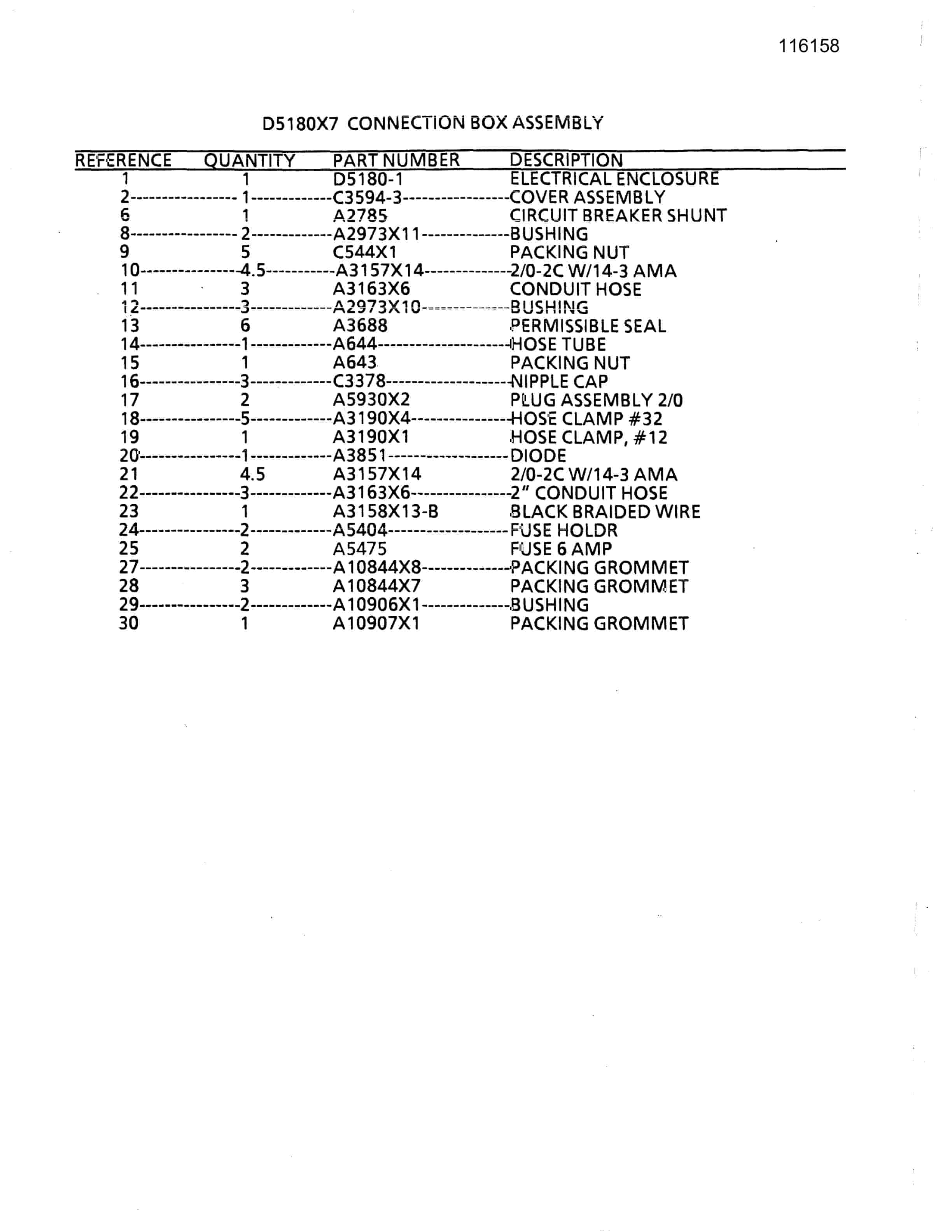 Bucyrus 488 Parts Catalog BI116158-2