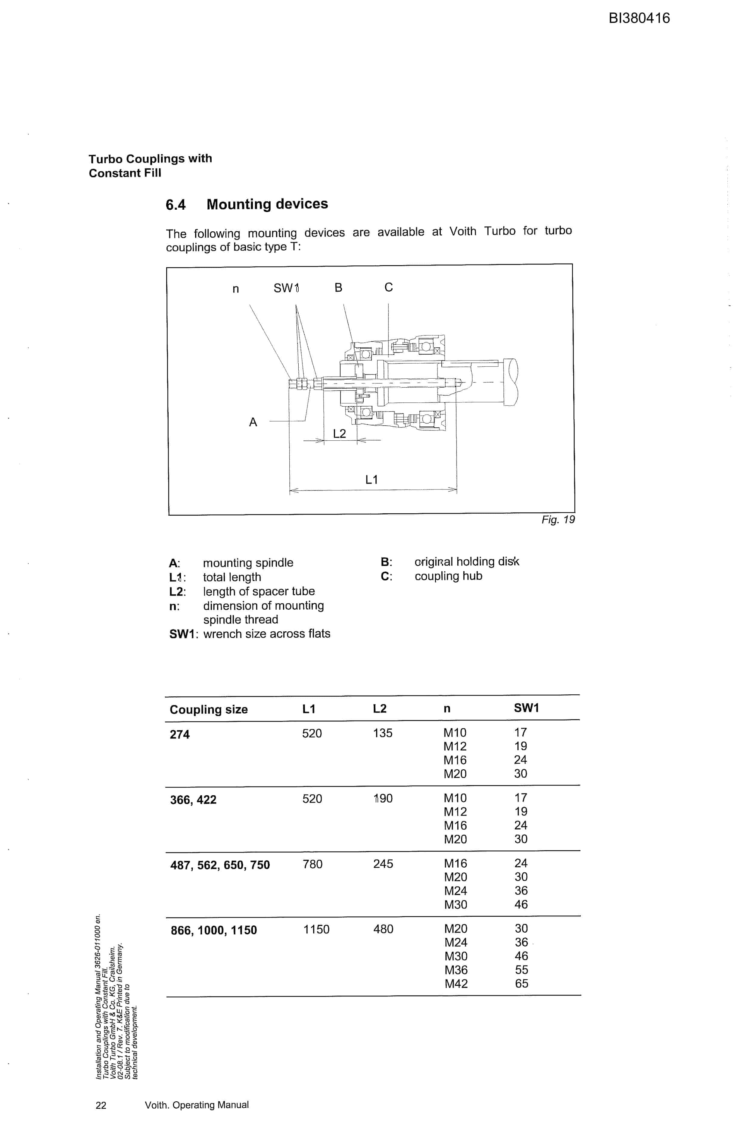 Bucyrus 48in AFDD 150HP - 25HP Power Pack Parts Catalog BI380416-4