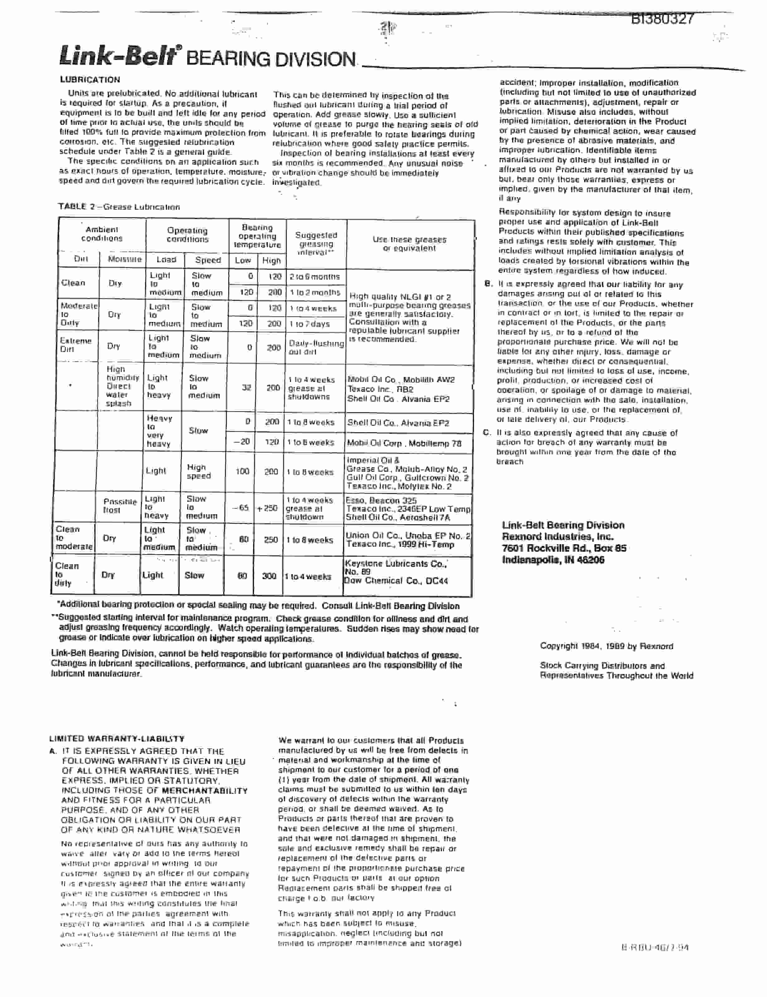 Bucyrus 48in AFDD 150HP Drive, Hydraulic Take-Up, Impact Tailpeace, 25HP Compact Power Pack Parts Catalog BI380327-5