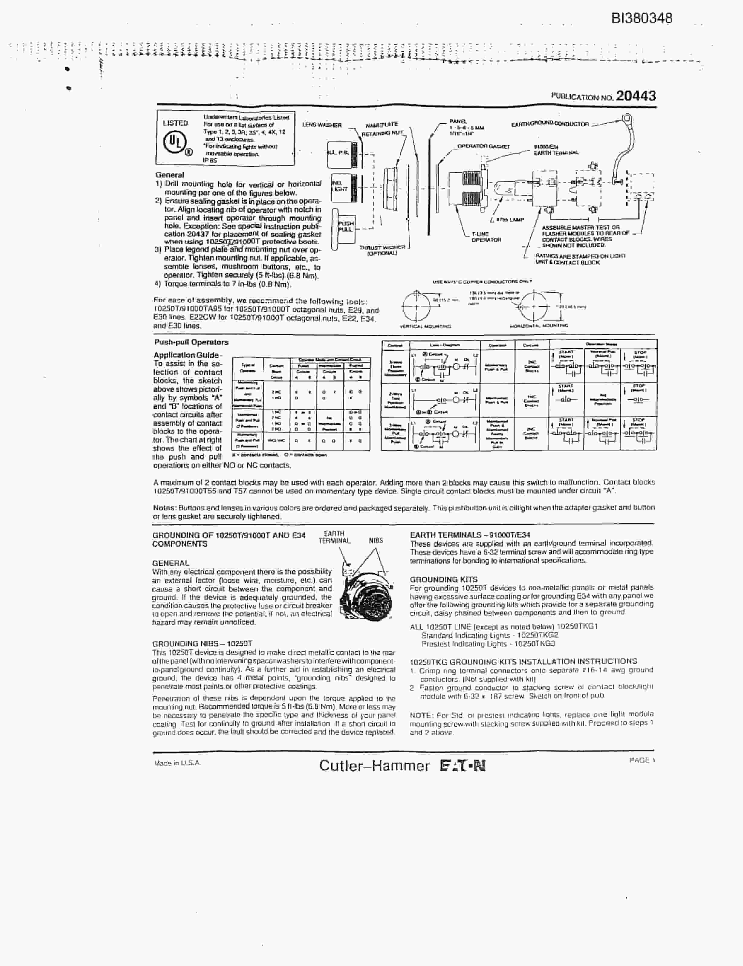 Bucyrus 48in AFDD 250HP Drive, Hydraulic Take-Up, Impact Tailpiece, 25HP Compact Power Pack Parts Catalog BI380348-5