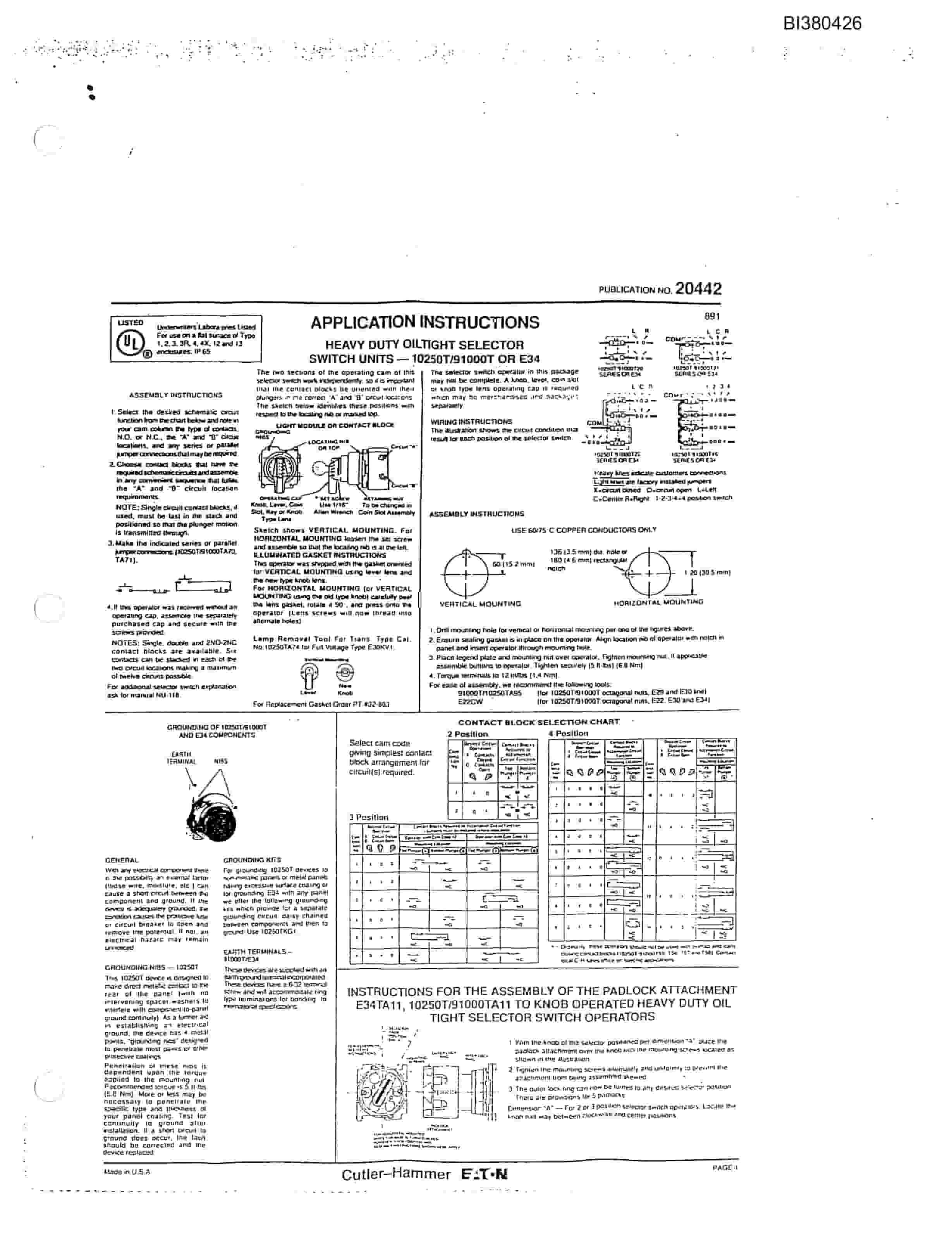 Bucyrus 48in AFSD 150HP Drive, Hydraulic Take-Up, Sloped Impact Tailpiece, 25HP Compact Power Pack Parts Catalog BI380426-5