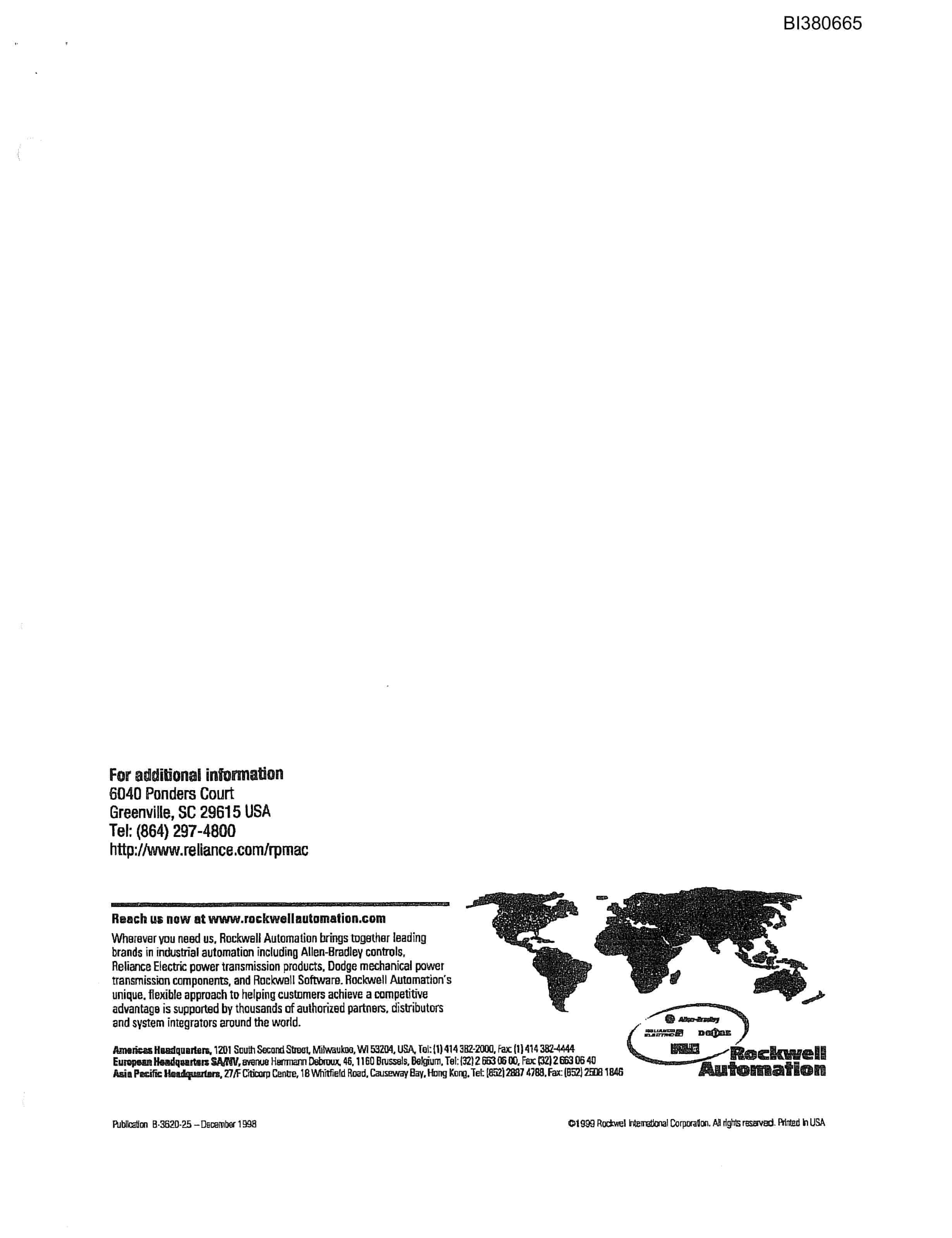 Bucyrus 48in AFSD 300 Belt Drive, Tailpeace Parts Catalog BI380665-2