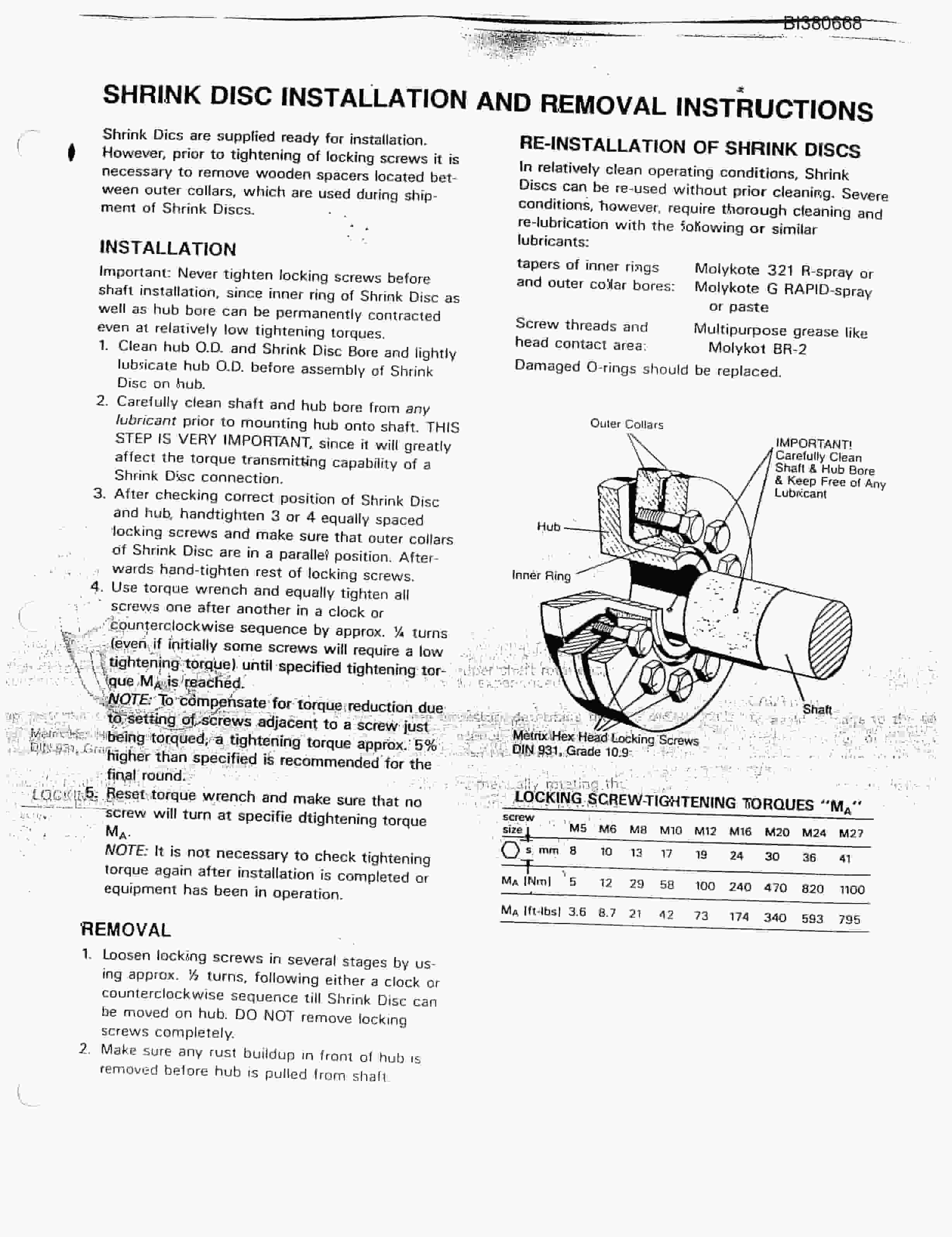 Bucyrus 48in AFSD 300HP Drive, Impact Tailpeace Parts Catalog BI380668-2