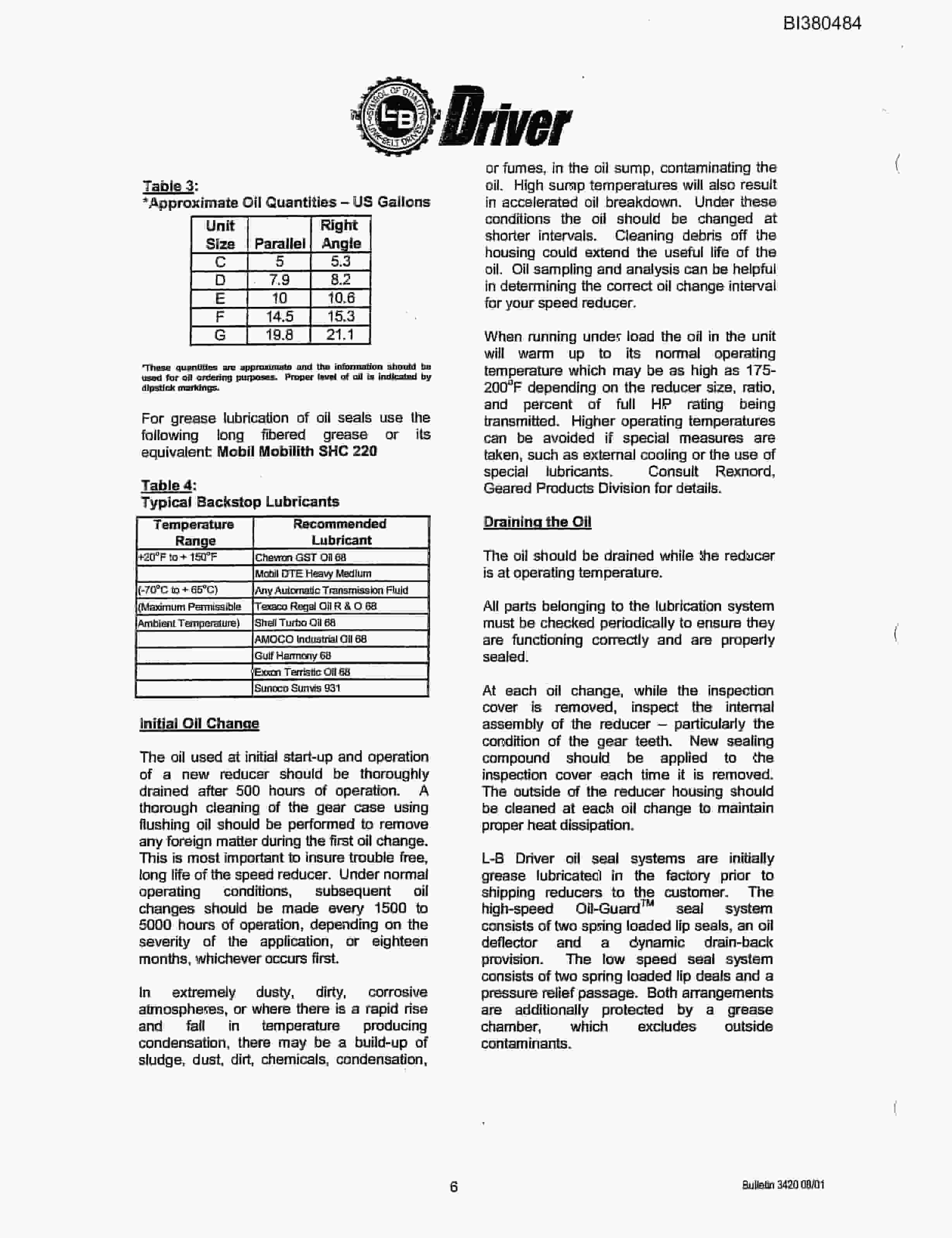 Bucyrus 48in AFSD 300HP, Tailpeace Parts Catalog BI380484-3