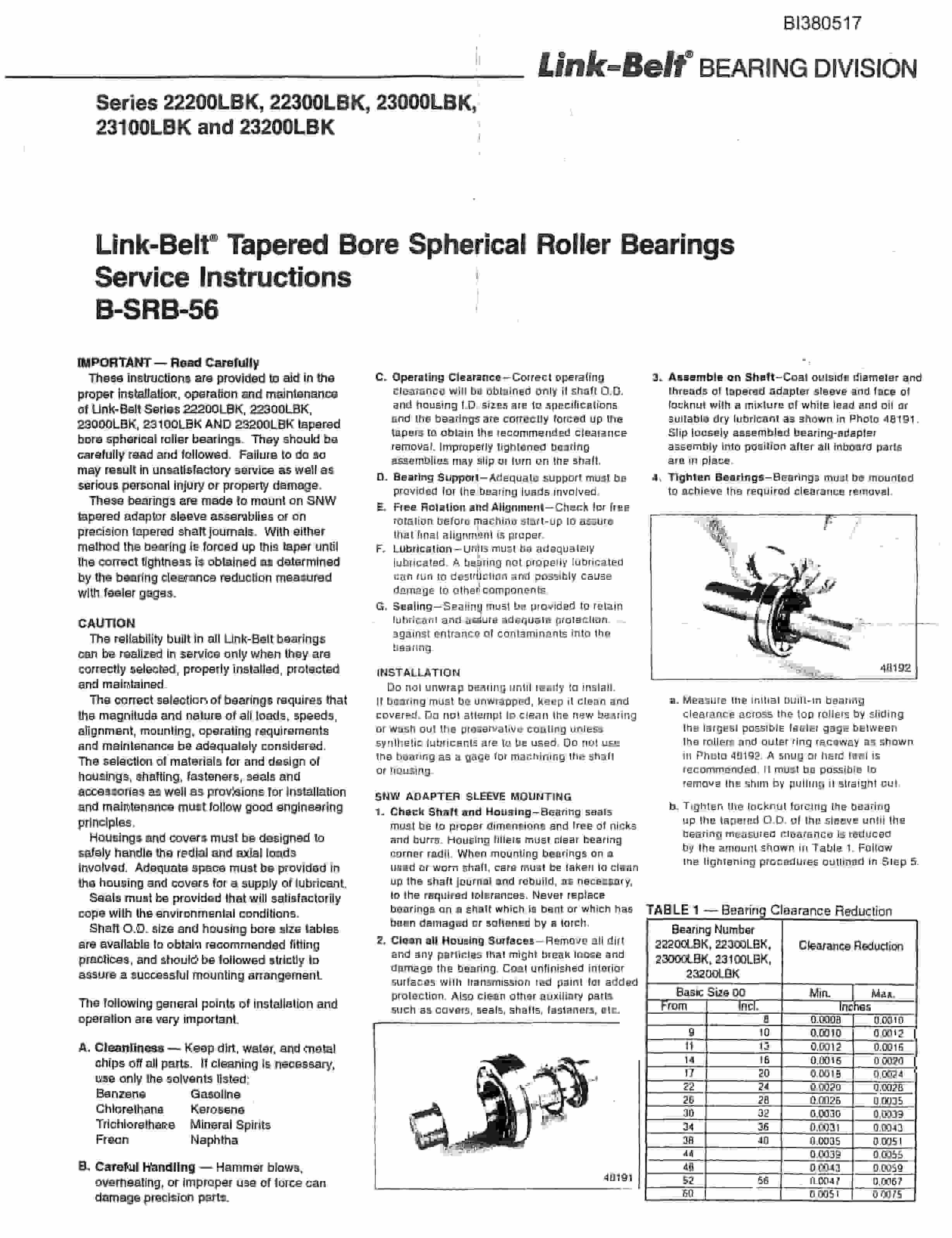Bucyrus 48in DDC 200HP, Impact Tailpeace, Remote A-Frame Parts Catalog BI380517-3