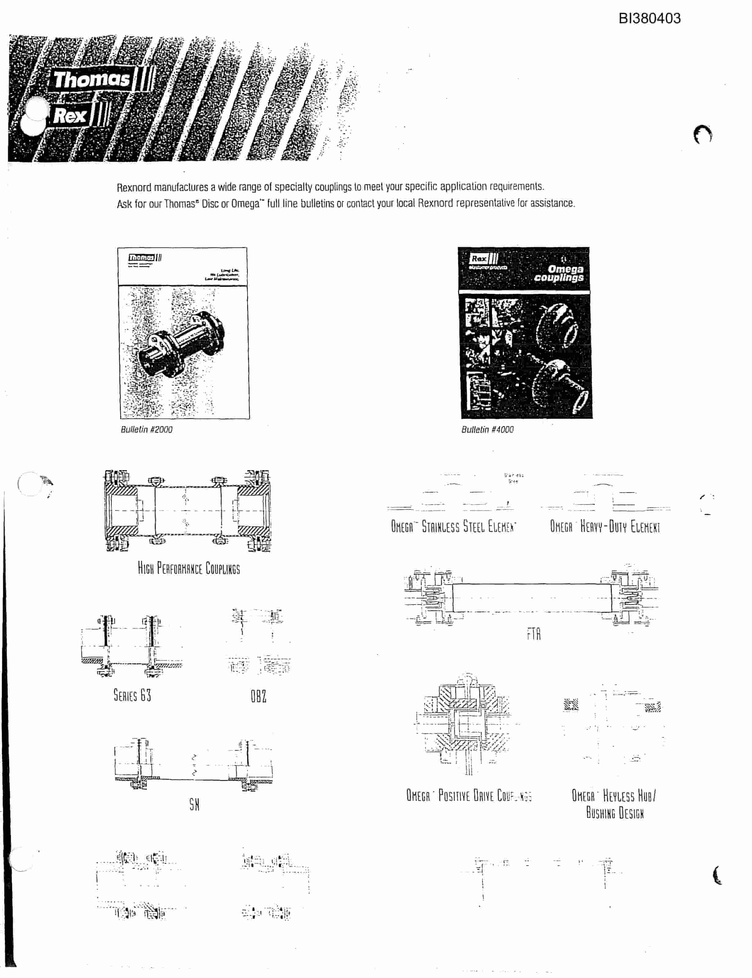 Bucyrus 48in DDD 200HP Drive, Take-Up, Remote Tailpiece Parts Catalog BI380403-2