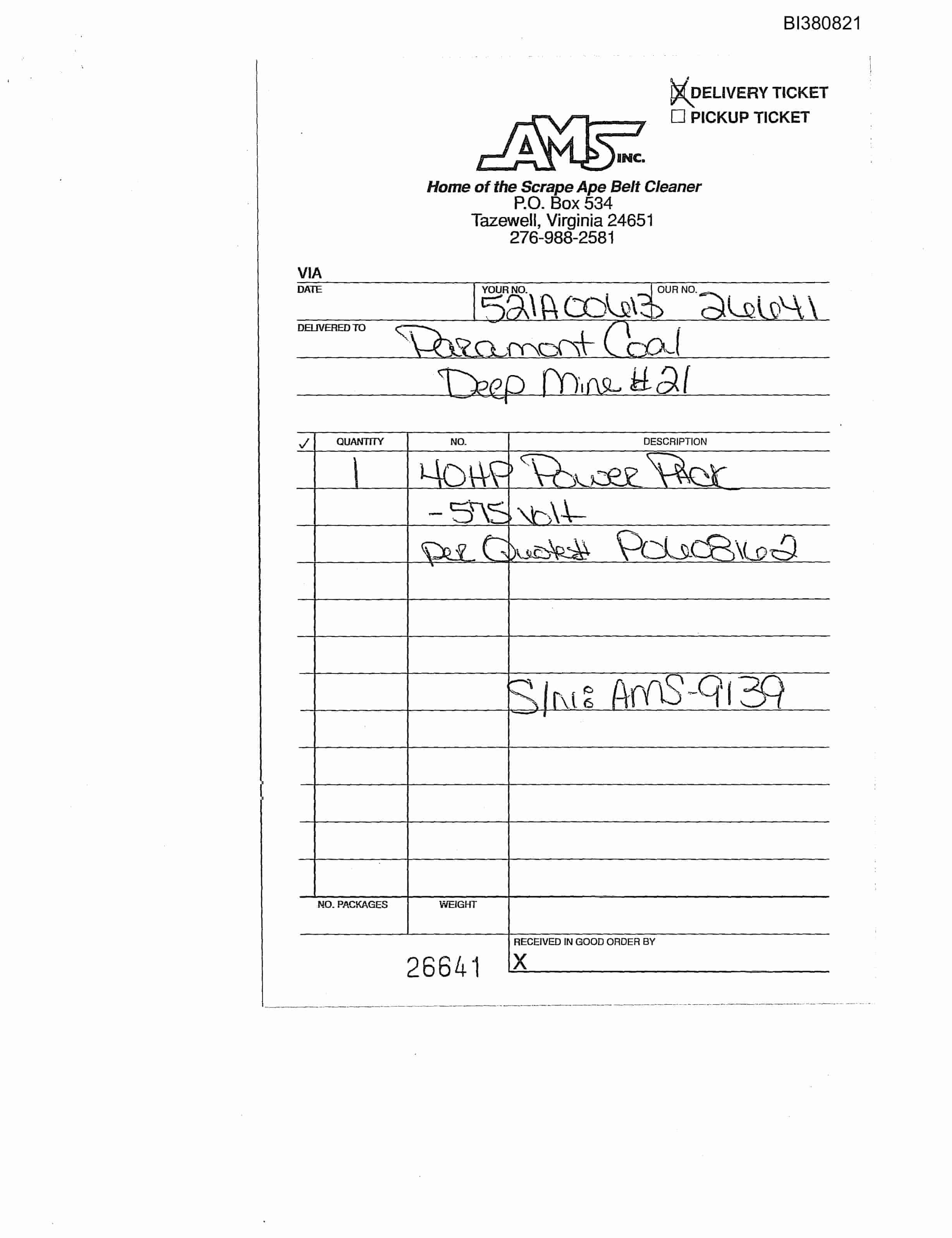 Bucyrus 48in Dual 150HP Belt Drive Parts Catalog BI380821-5