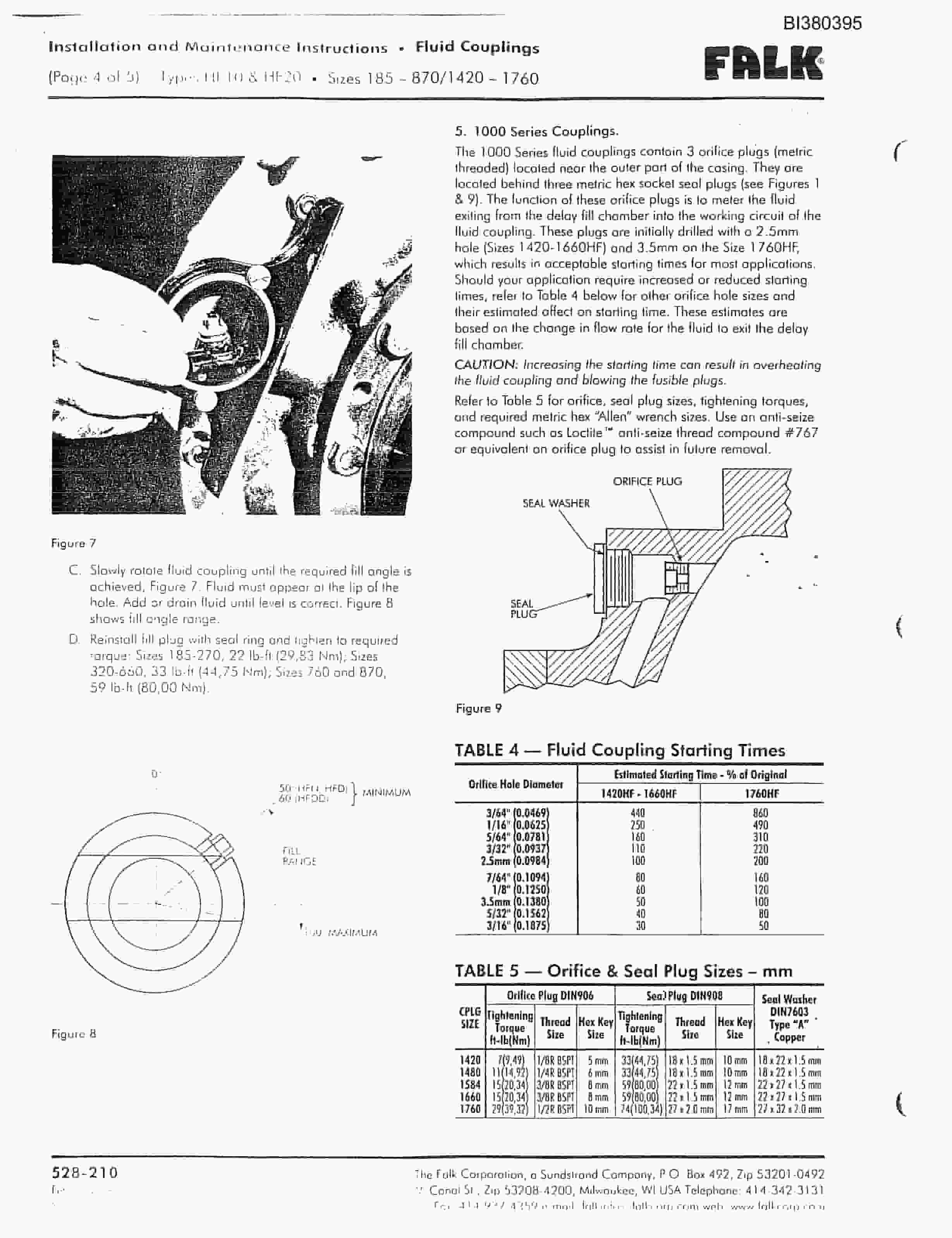 Bucyrus 48in Dual 200HP Drive, Take-Up, Tailpiece Parts Catalog BI380395-2